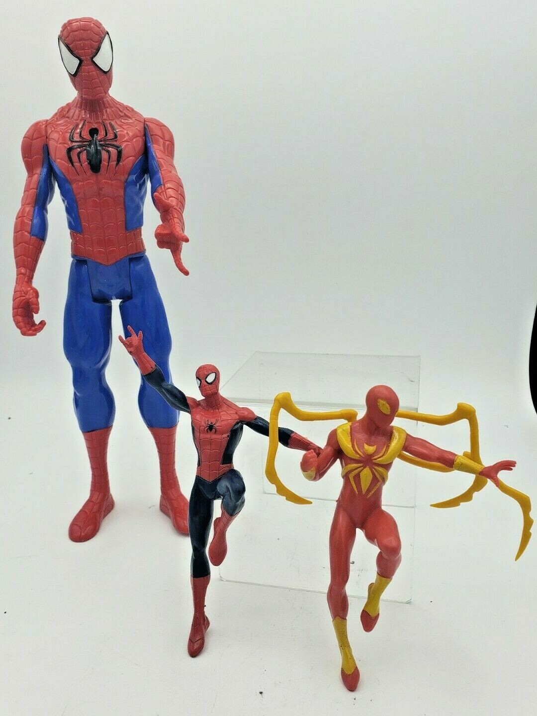 LOT OF 3 Spiderman Action Figures 2013 12″ 2018 6″ Hasbro PLUS 2016 Swimway 5″