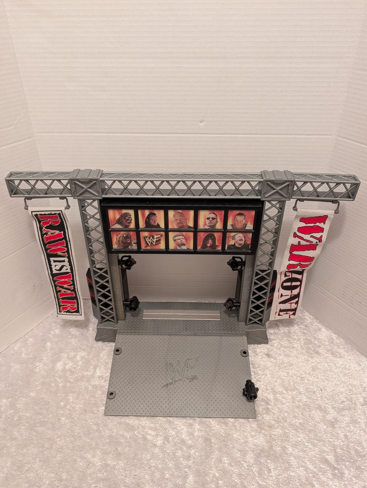 Vintage 1999 Jakks Pacific WWF Titon Tron Live Walk Out Stage: See Details!