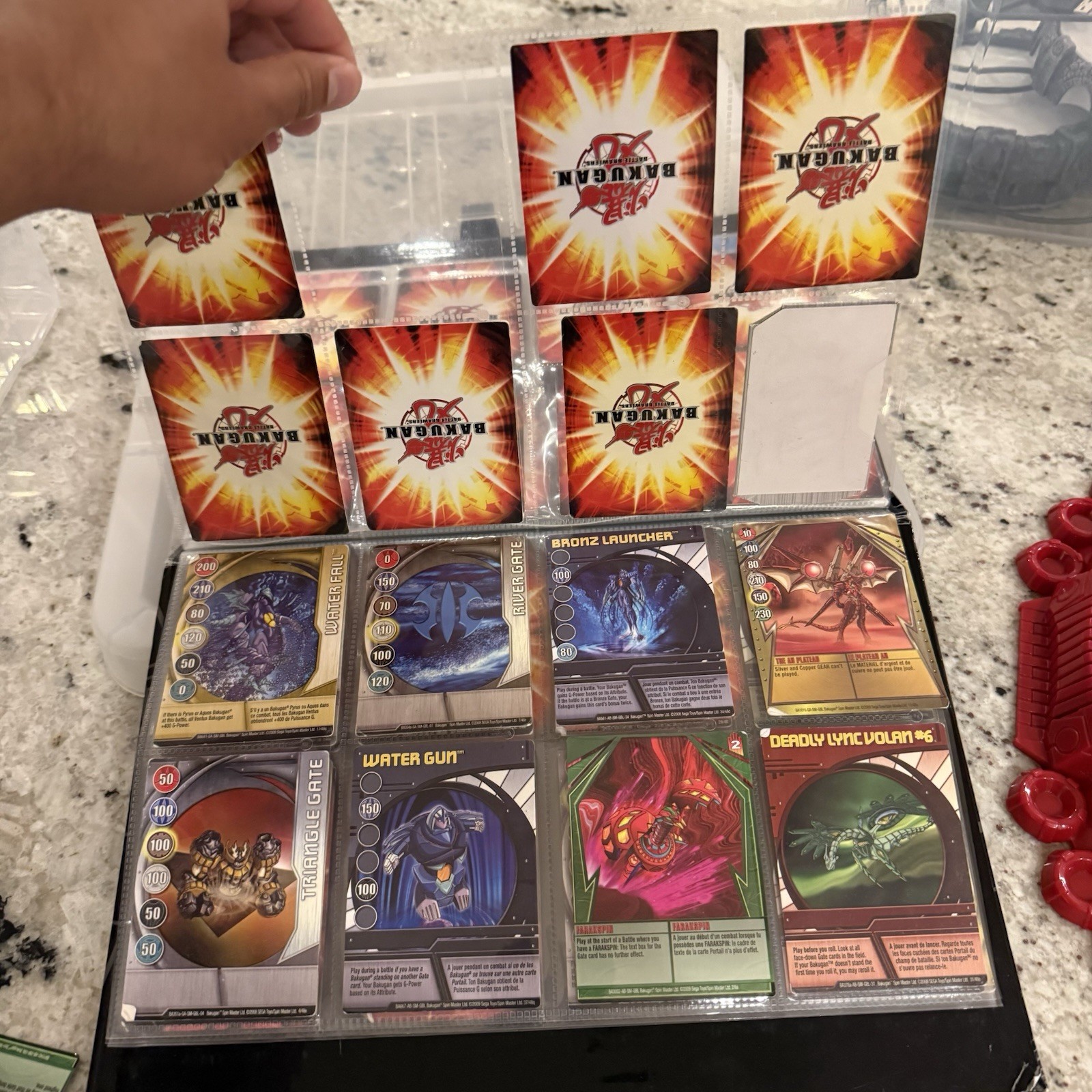Vintage Bakugan Battle Brawlers Lot Cards Figures Battle Gear Arena