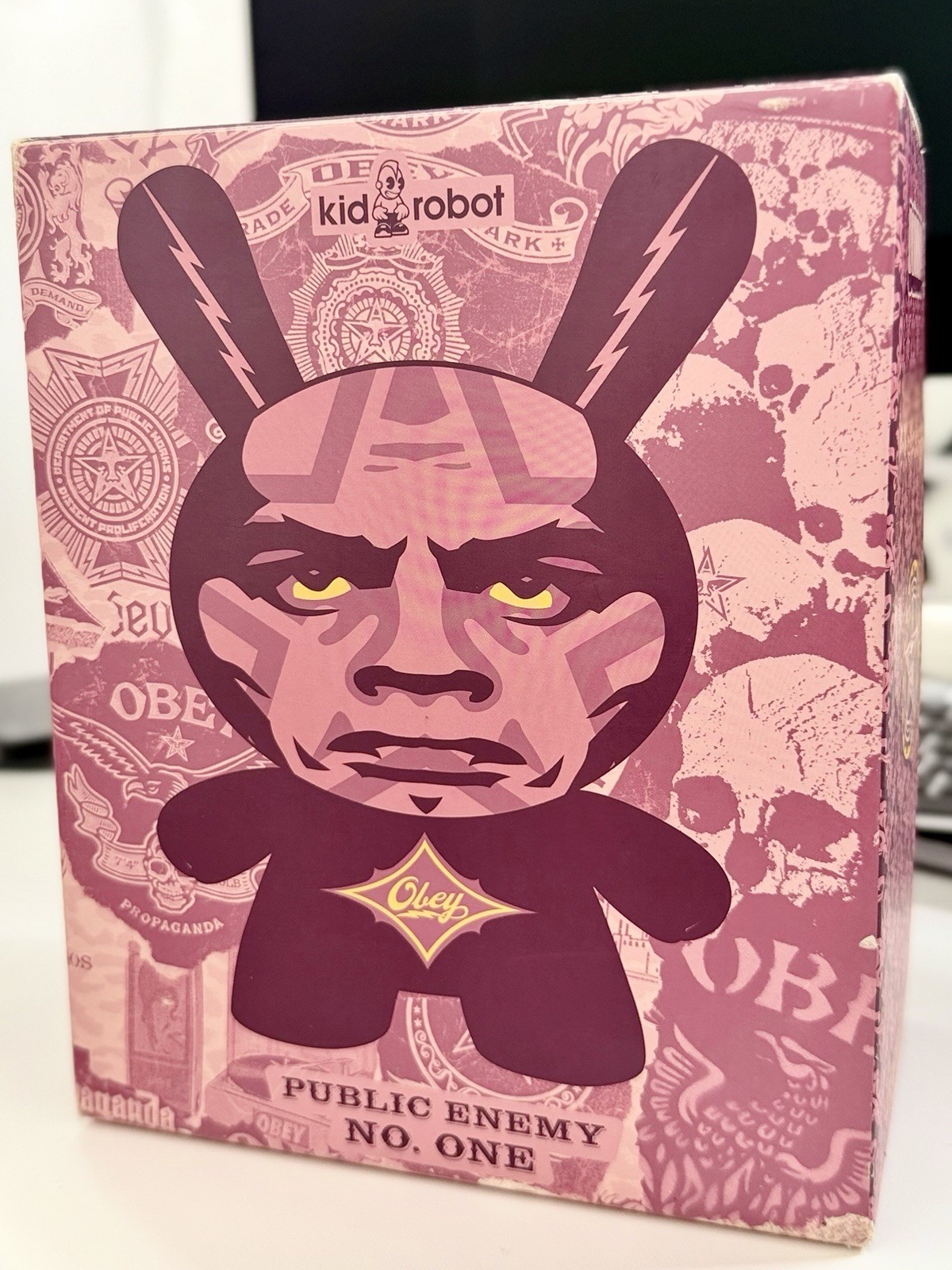 Kidrobot x Obey “Public Enemy No. One” 8-Inch Dunny – Limited Edition