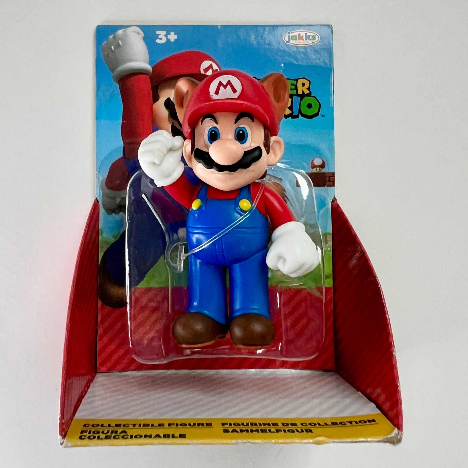 Jakks Pacific-Super Mario-Raccoon Mario 2.5″ Figure (Checklane Packaging)