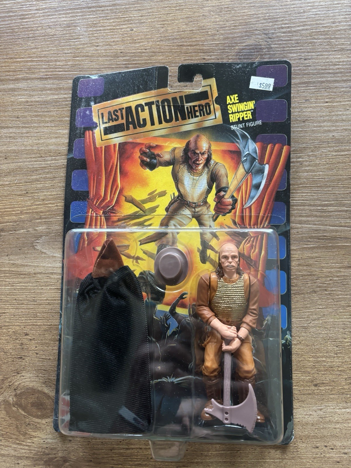 1993 Mattel Last Action Hero Axe Swingin’ Ripper Figure Sealed MOC