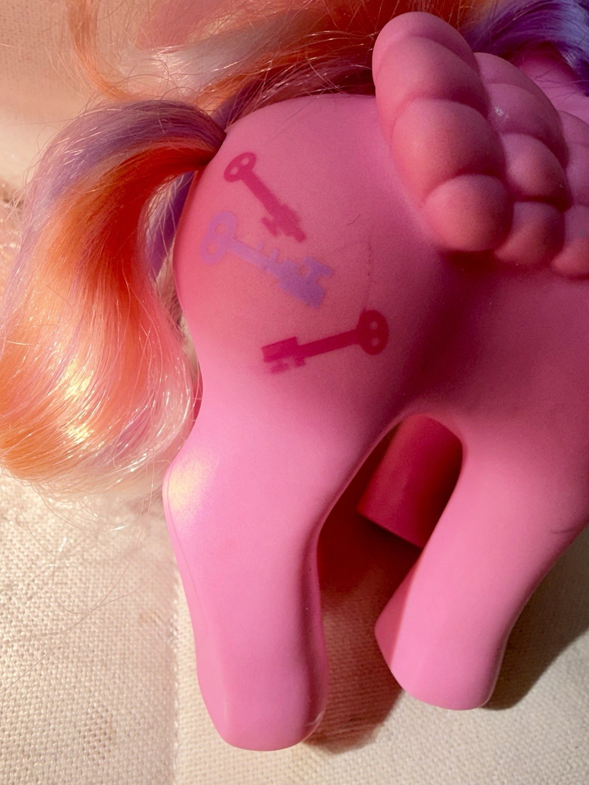 My Little Pony- Locket Twinkle Eyed- G1- Vintage 1987- Hasbro- Pink