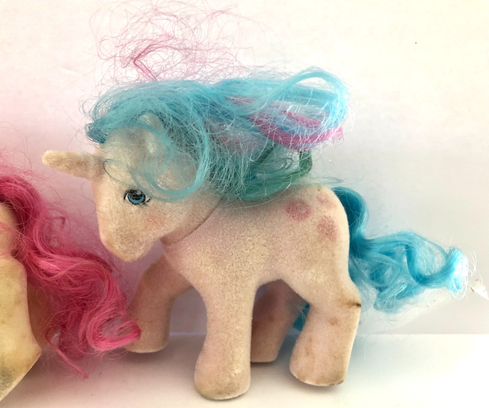 Vintage Lot Of 6 My Little Pony 3 Plush 2 Unicorn 1 Thailand