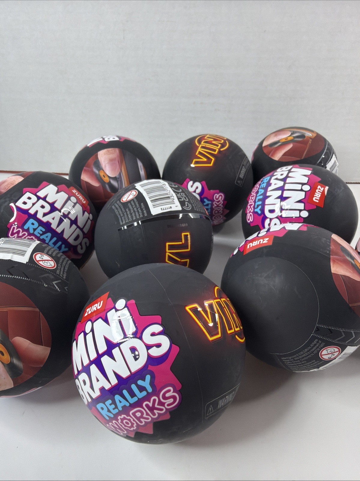 ZURU Mini Brands Really Works Capsule Mystery Blind Pack Lot of 10! Vinyl Record