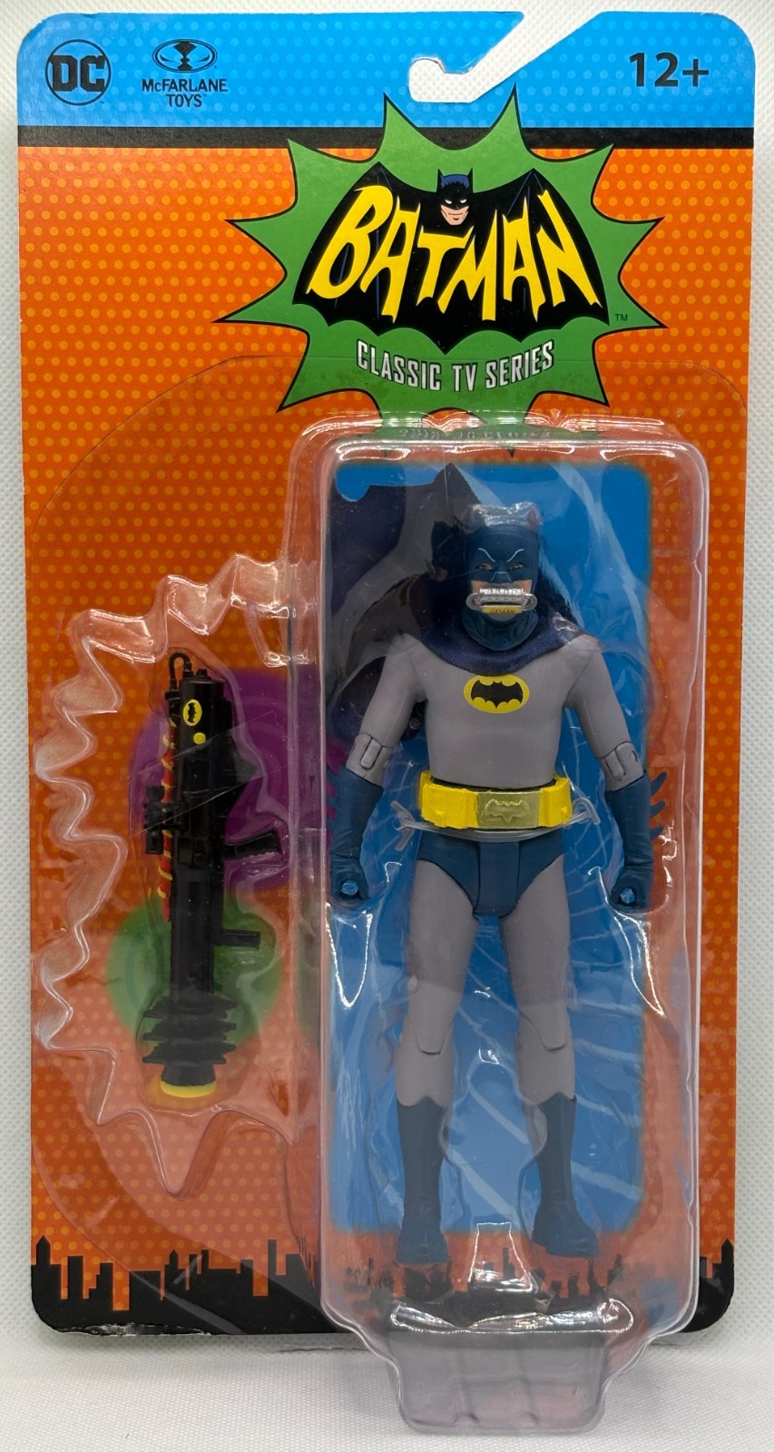 McFarlane Toys BATMAN w/ Oxygen Mask Batman ’66 Classic TV Series Fig NEW (D4)