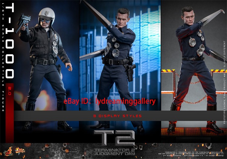 Hot Toys MMS774 Terminator 2：Judgment Day T-1000 2.0 1/6 Limited Action Figure