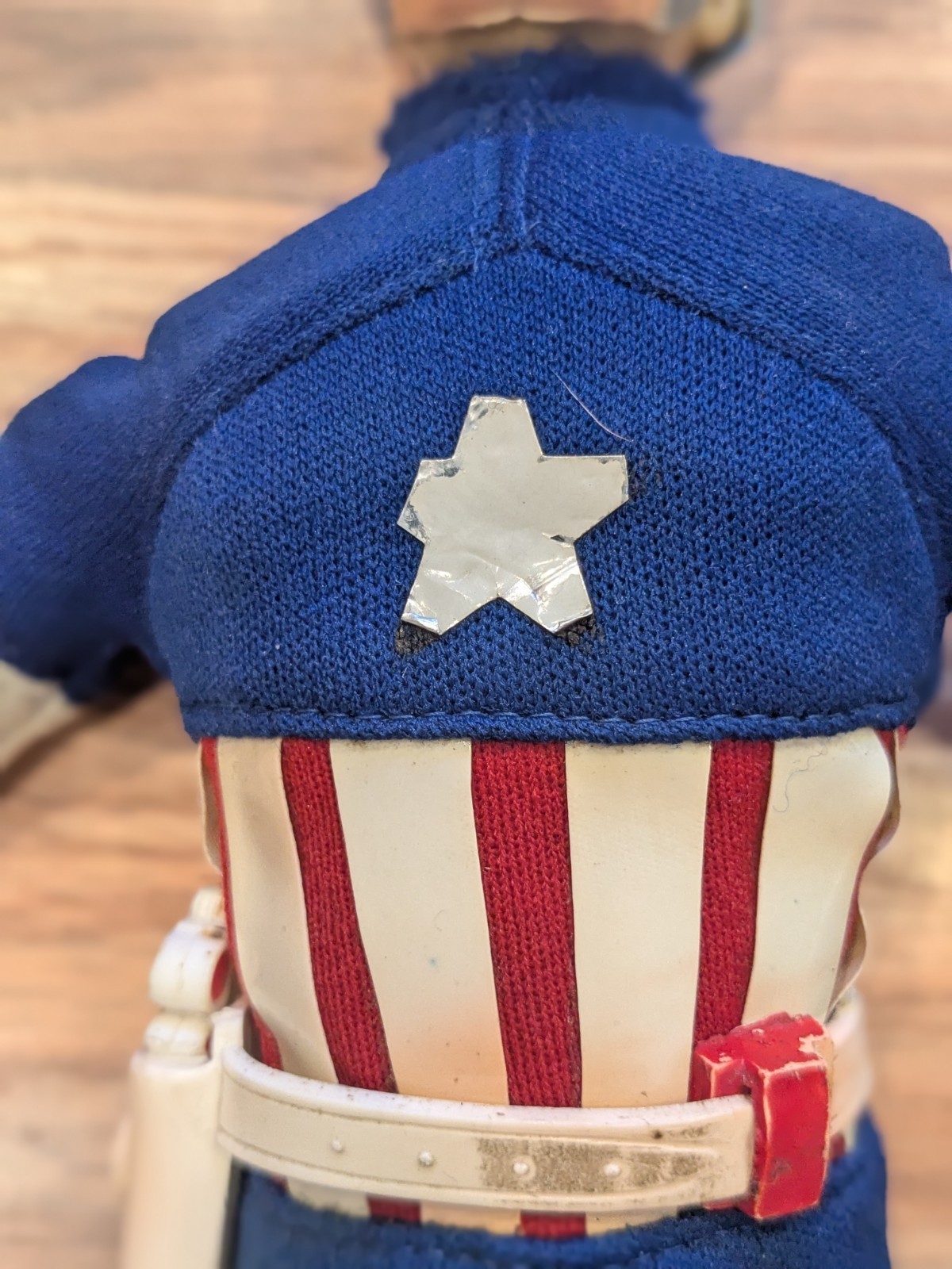 Ideal Toys Captain Action Captain America 1966 12″ figure as pictured