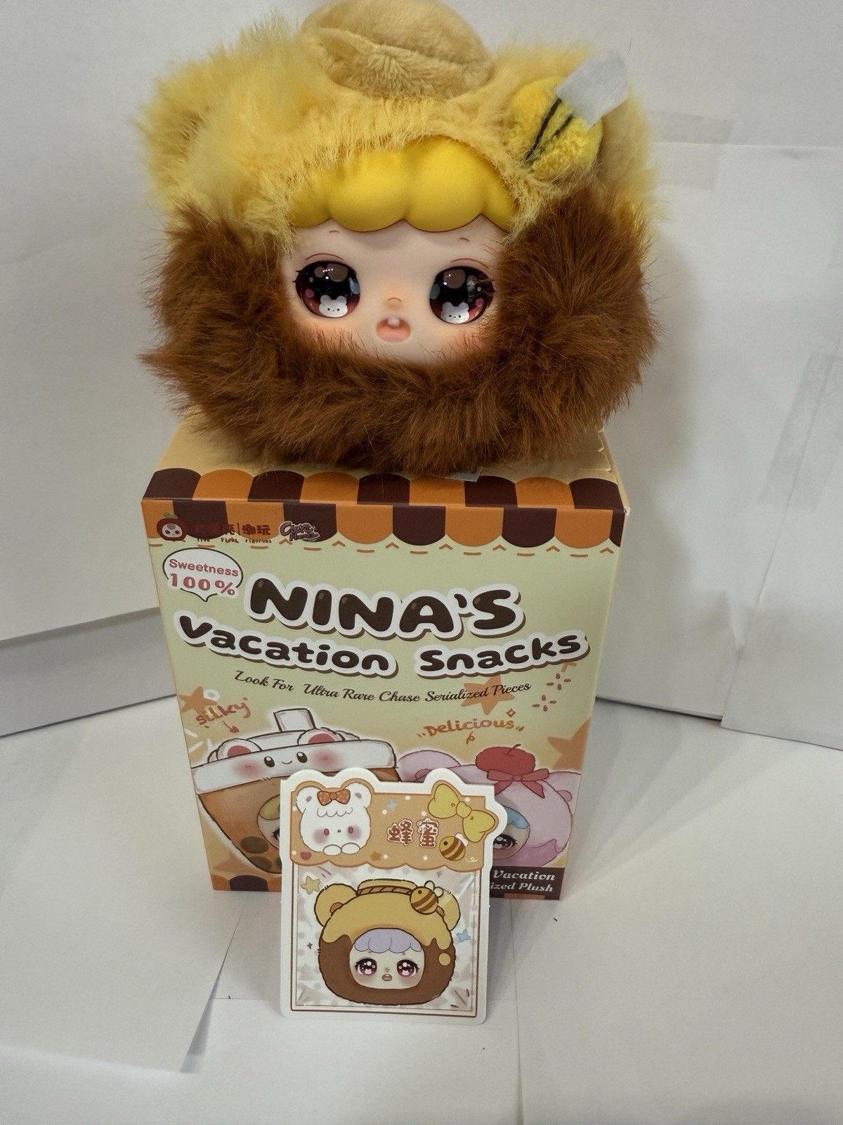 Nina – What To Eat Blind Box (Honey Drop) Plush Toy Confirmed Plush Figure