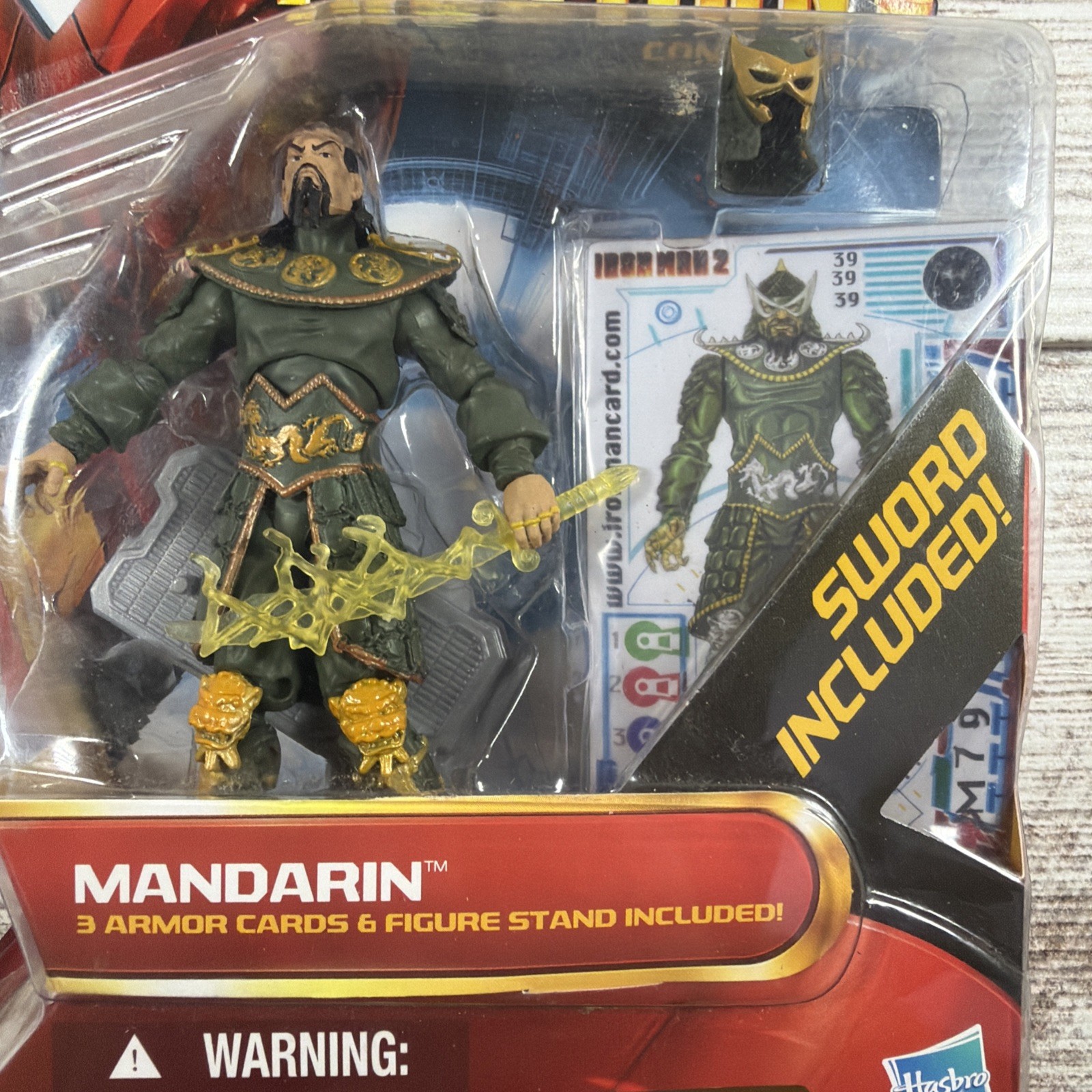 Marvel Iron Man 2 Comic Series #39 Mandarin 3.75” Figure Hasbro (NEW/NIB)
