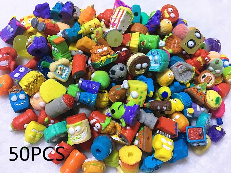 50 Pcs the Grossery Gang Action Figure Pack Series Rubbish Insects Animal Dolls