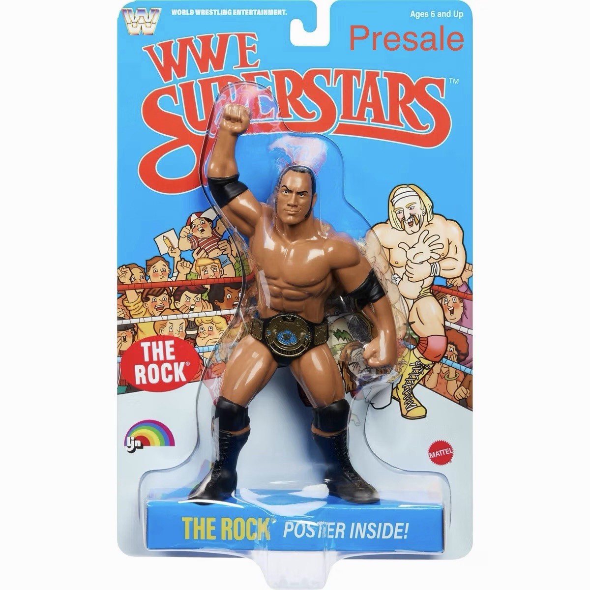 Mattel WWE Superstars LJN THE ROCK 1980’s 8″ Retro Figure 2026 – Presale