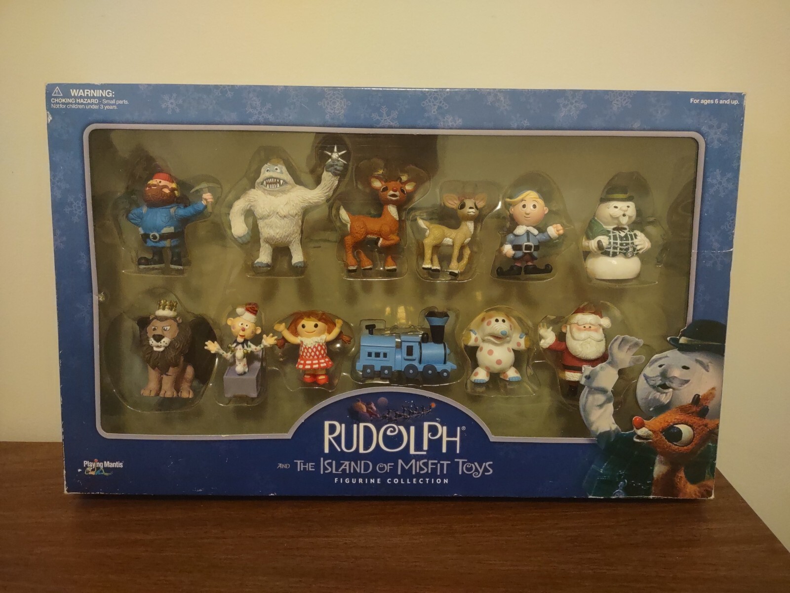 Playing Mantis RUDOLPH AND THE ISLAND OF MISFIT TOYS Figure 12 pc Boxed Set 2001