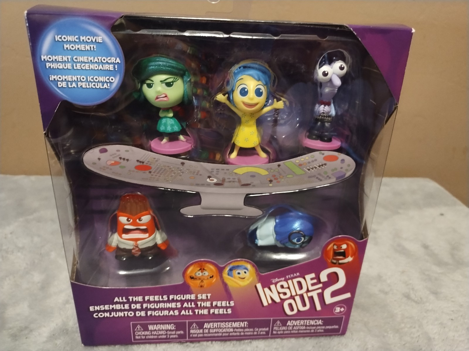 Disney Pixar Inside Out 2 All the Feels Figure Set Kids Toys NEW SEALED NIB