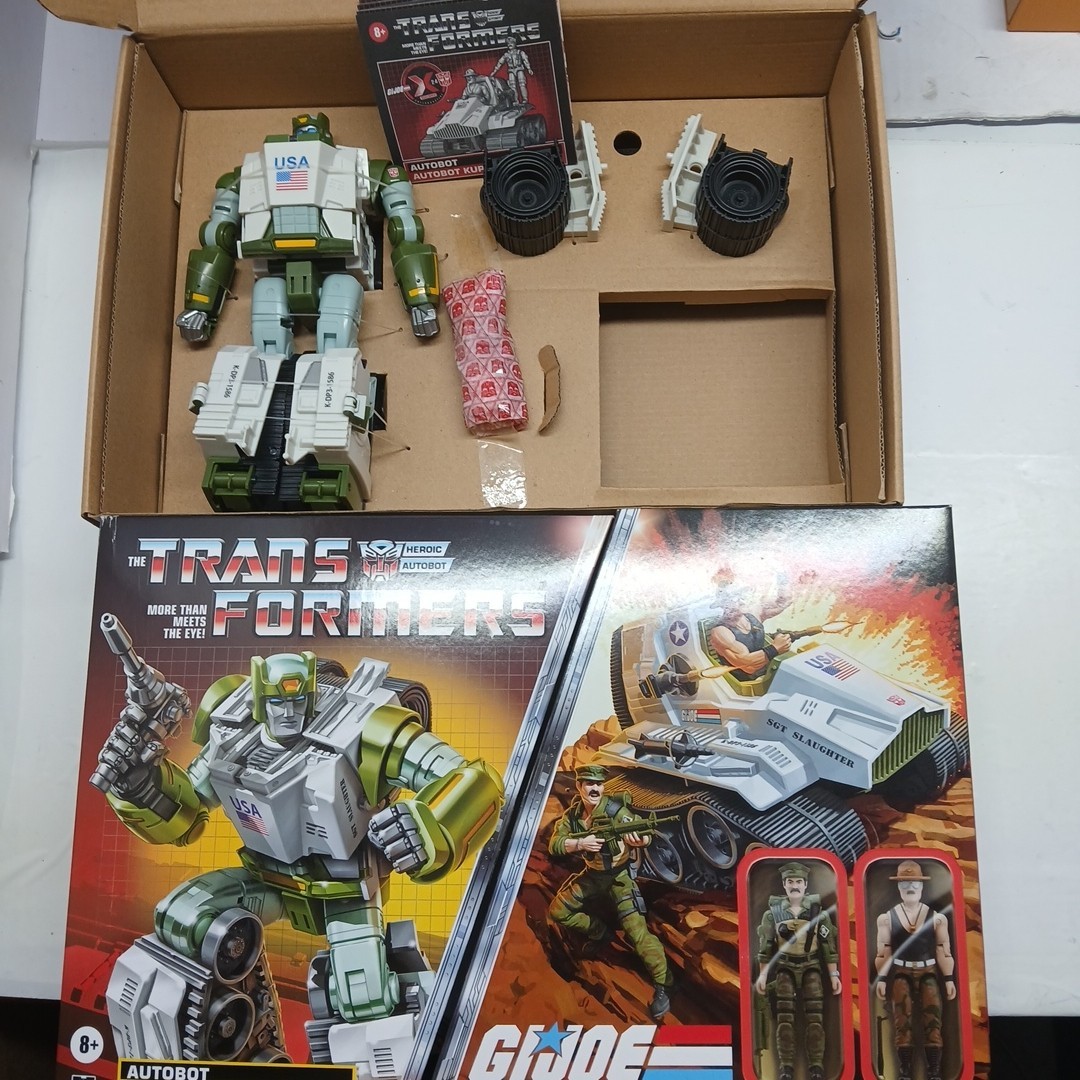 Transformers G.I. Joe Autobot Kup Triple T ONLY TRANS No FIGURES Open Box new