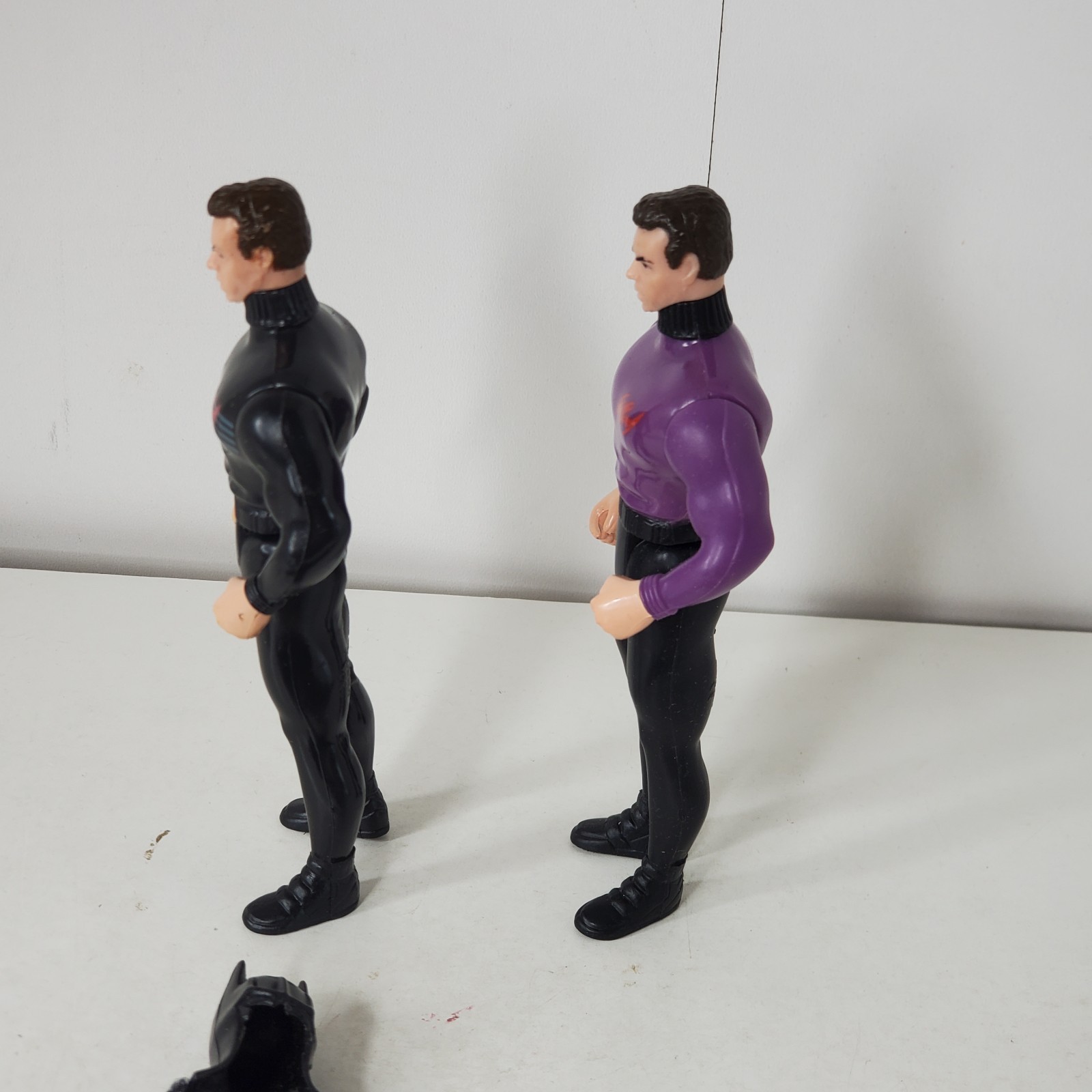 1990 The Dark Knight Collection Lot of 2 Bruce Wayne to Batman Action Figures