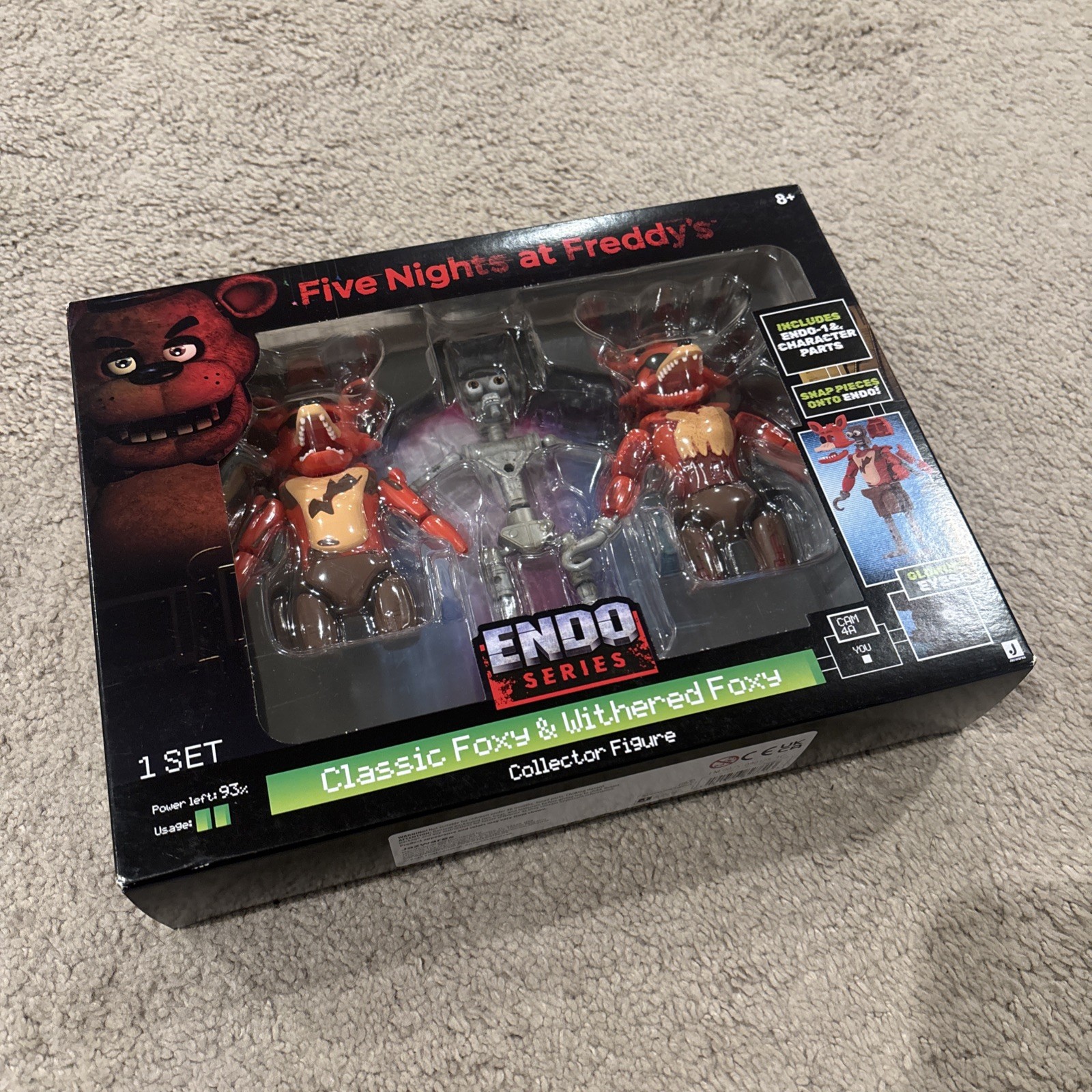 FNAF Five Nights at Freddy’s Jazwares Endo Series Foxy & Withered Foxy New Read
