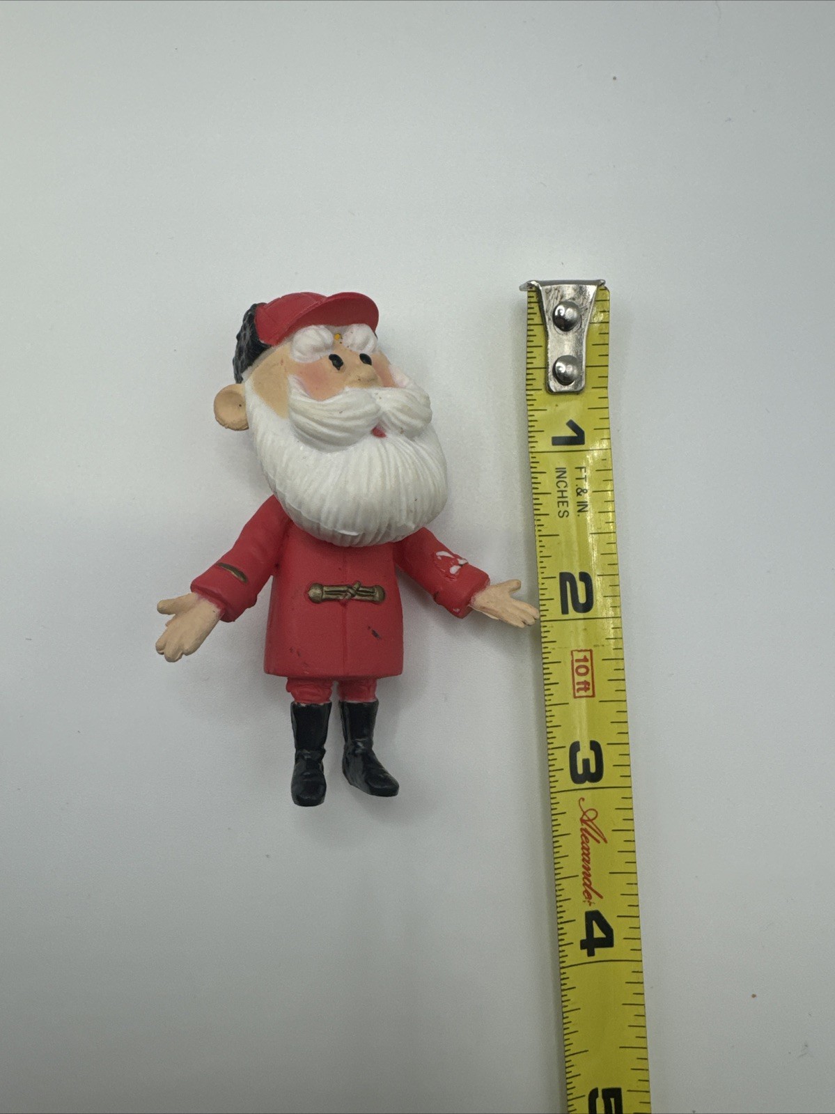 3” Santa Figure With Hat Round 2 LLC character, artist figurine
