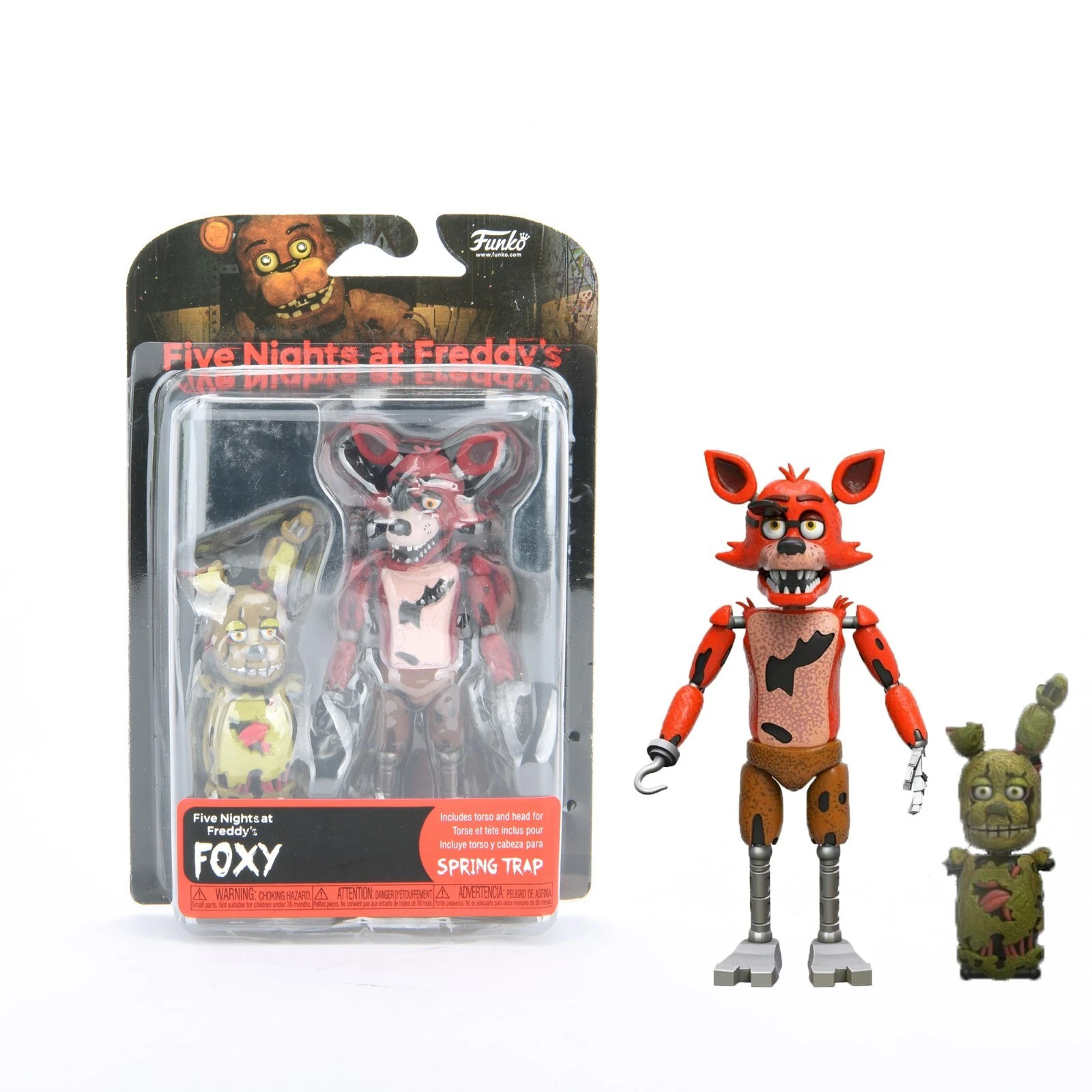Spring Trap Five Nights At Freddy Bonnie Chica Golden Foxy 5″Action Figure