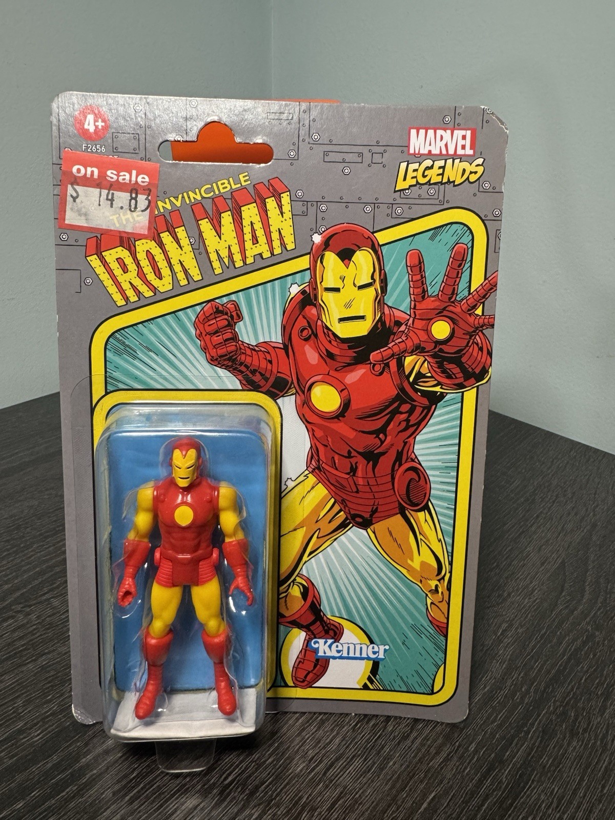 Hasbro Kenner Marvel Legends Iron Man Retro 3.75-Inch Action Figure Sealed