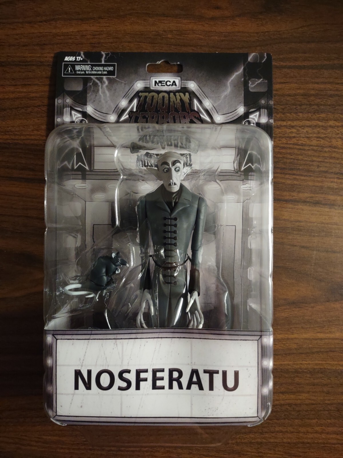 Nosferatu Toony Terrors Silver Screen Figure Brand New Black And White