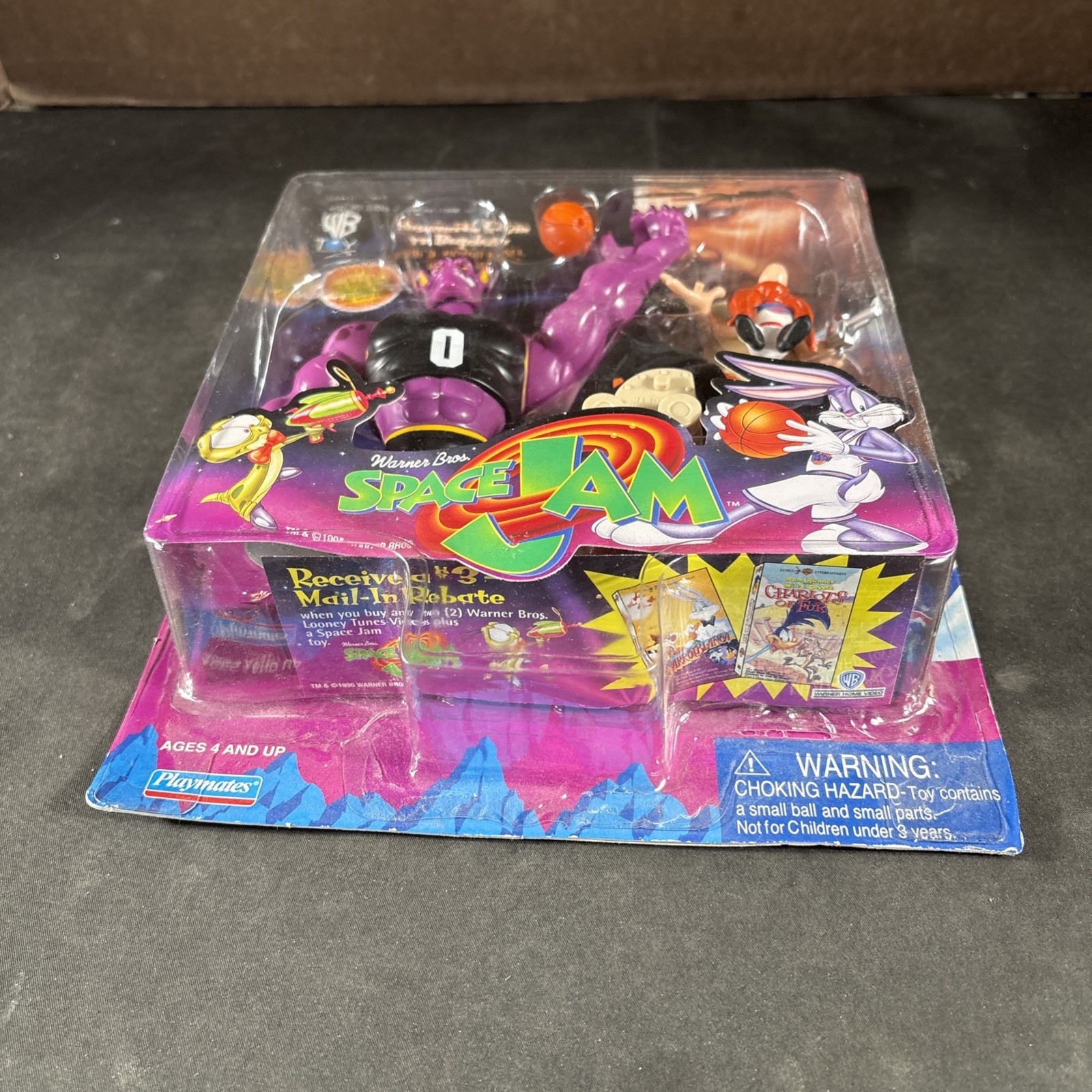 YOSEMITE SAM BUPKUS ACTION FIGURE SPACE JAM PLAYMATES NEW VINTAGE LOONEY
