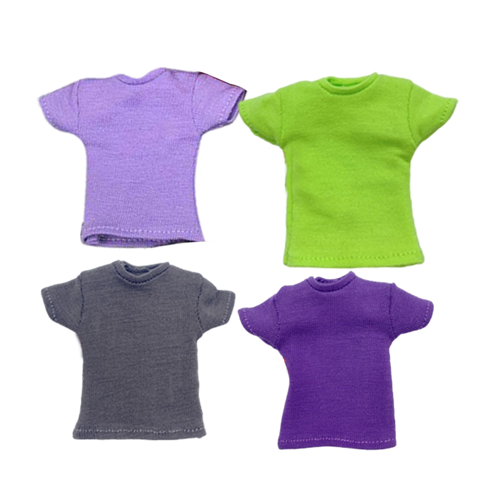 1/12 Short Sleeve T-shirt Tops Clothes Fit 6inch HT Male Action Figure Model Toy
