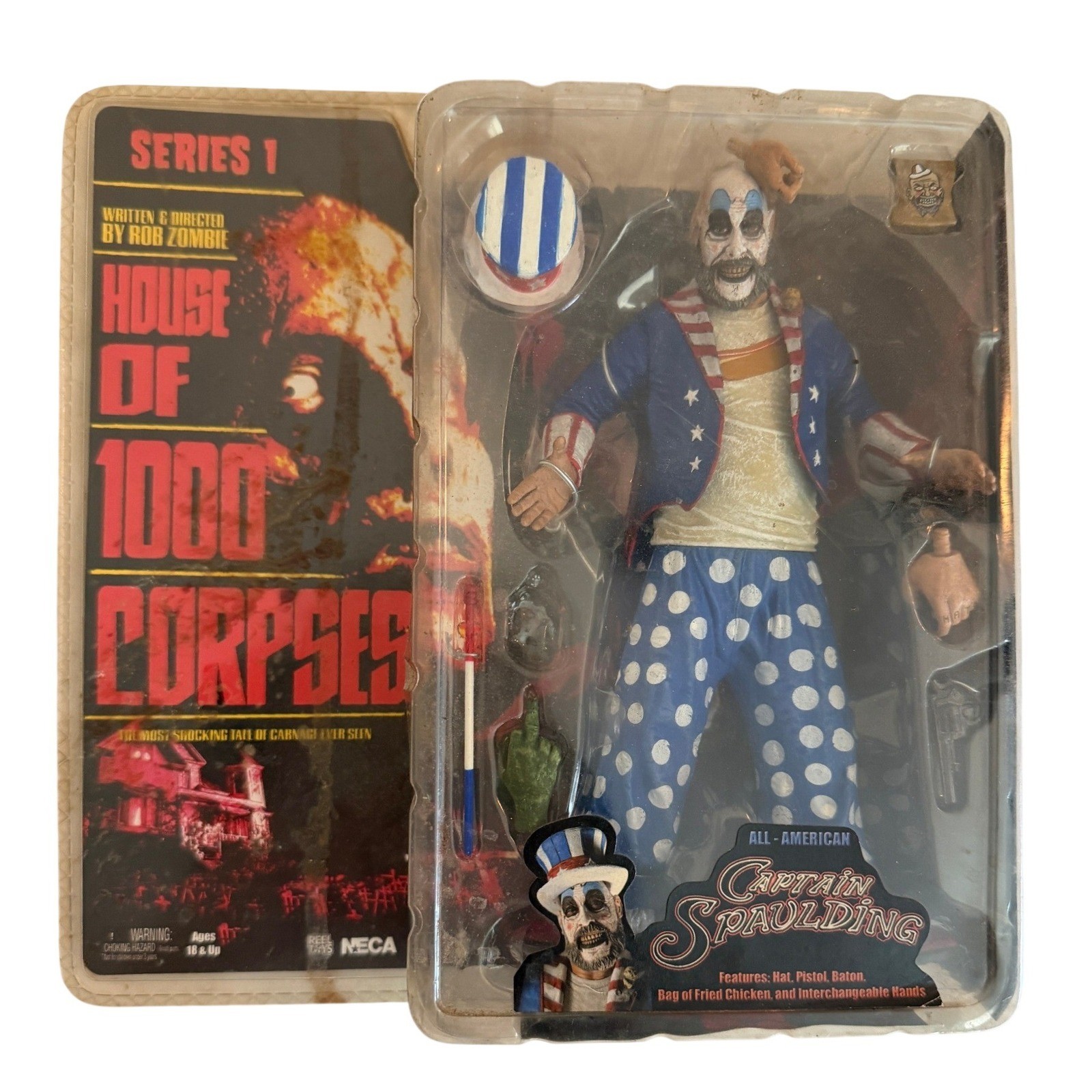 NECA House of 1000 Corpses Series 1 Captain Spaulding Action Figure Rob Zombie