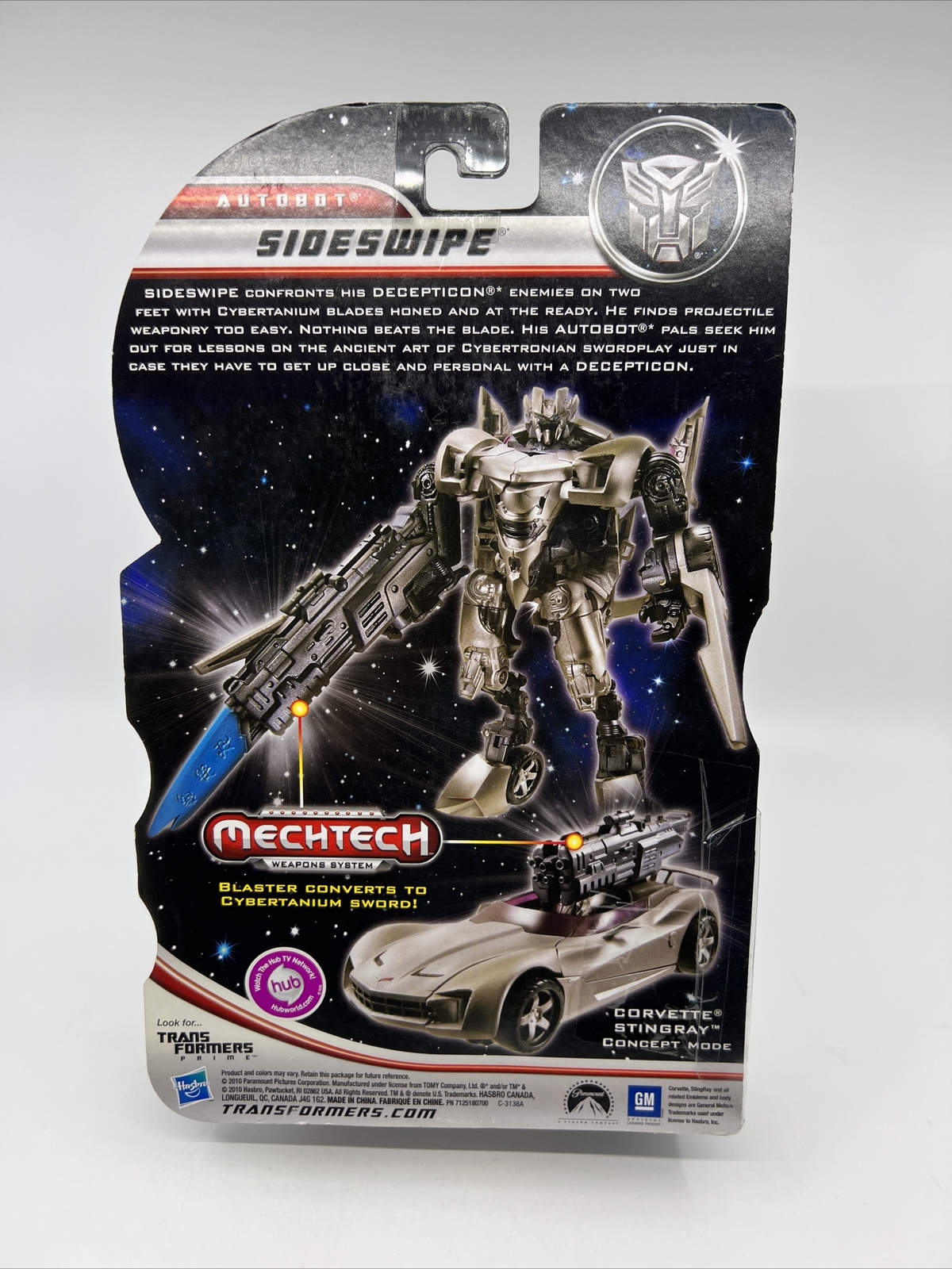 Hasbro 2010 Transformers Movie Dark of the Moon Deluxe SIDESWIPE AUTOBOT S5