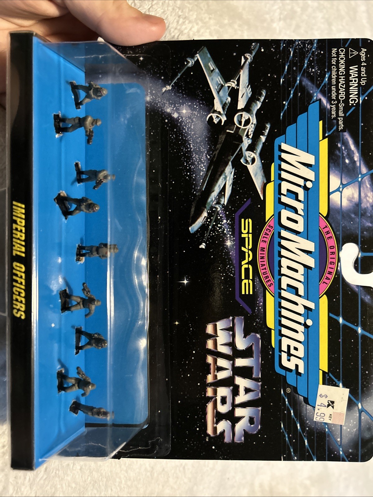 1996 Micro Machines Star Wars IMPERIAL OFFICERS Figure Pack VTG opened package