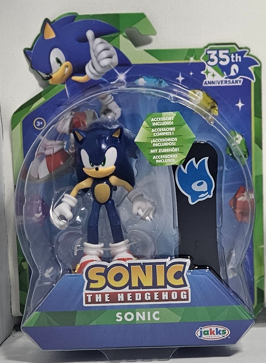 Sonic The Hedgehog 35th Anniversary 4” Action Figures Brand New VHTF (You Pick)