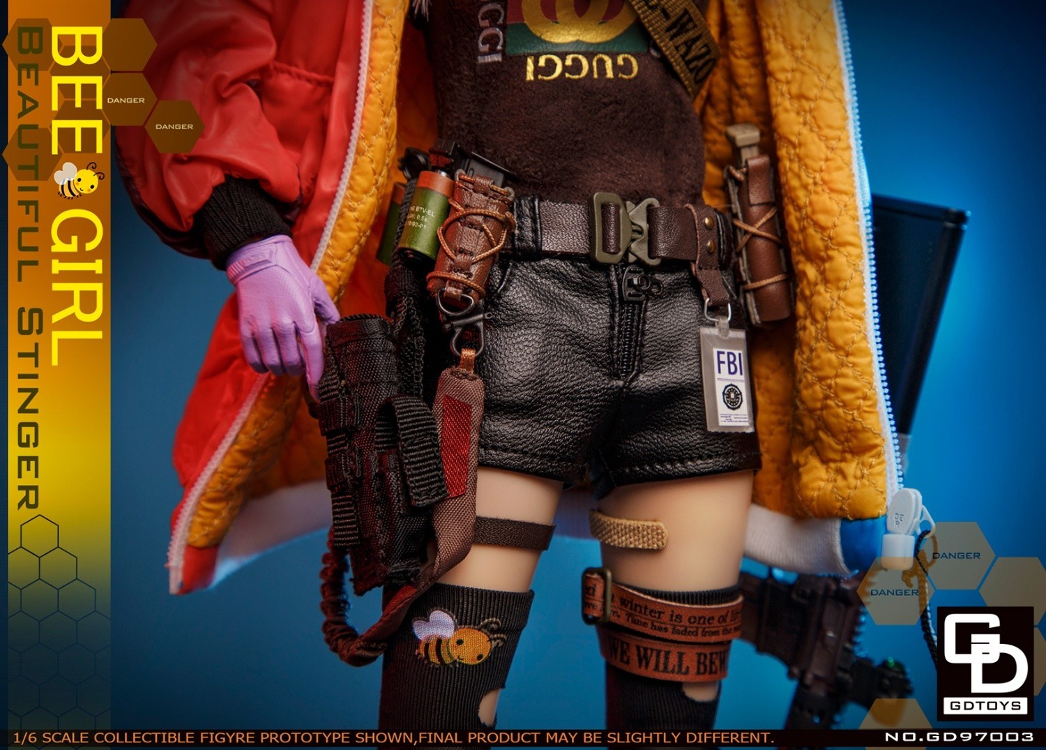 NEW GDTOYS GD97003 End Bee Girl 12″ Collectible Female 1:6 Action Figure