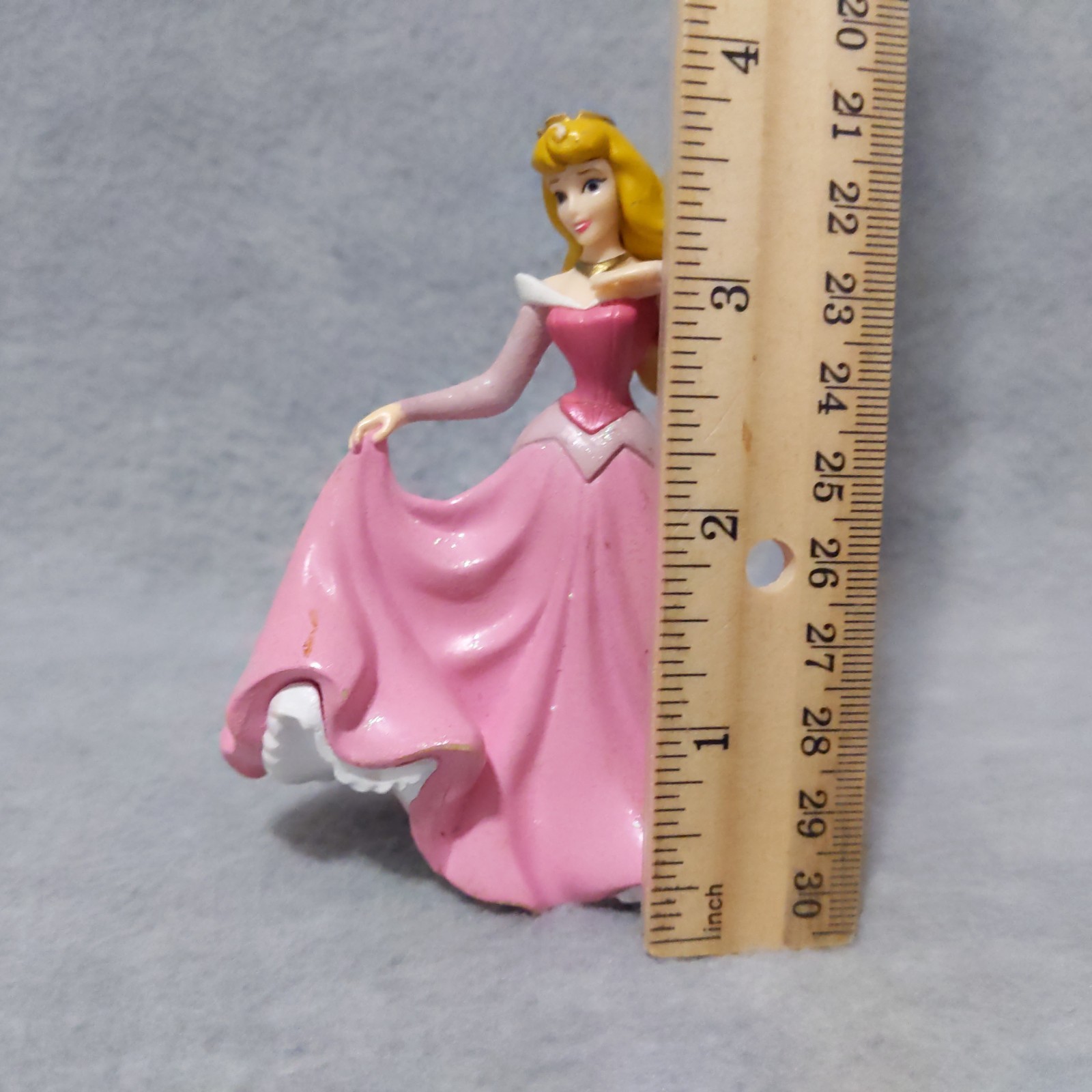 Disney Princess Cake Topper Aurora Ariel Belle 4″ Figurines