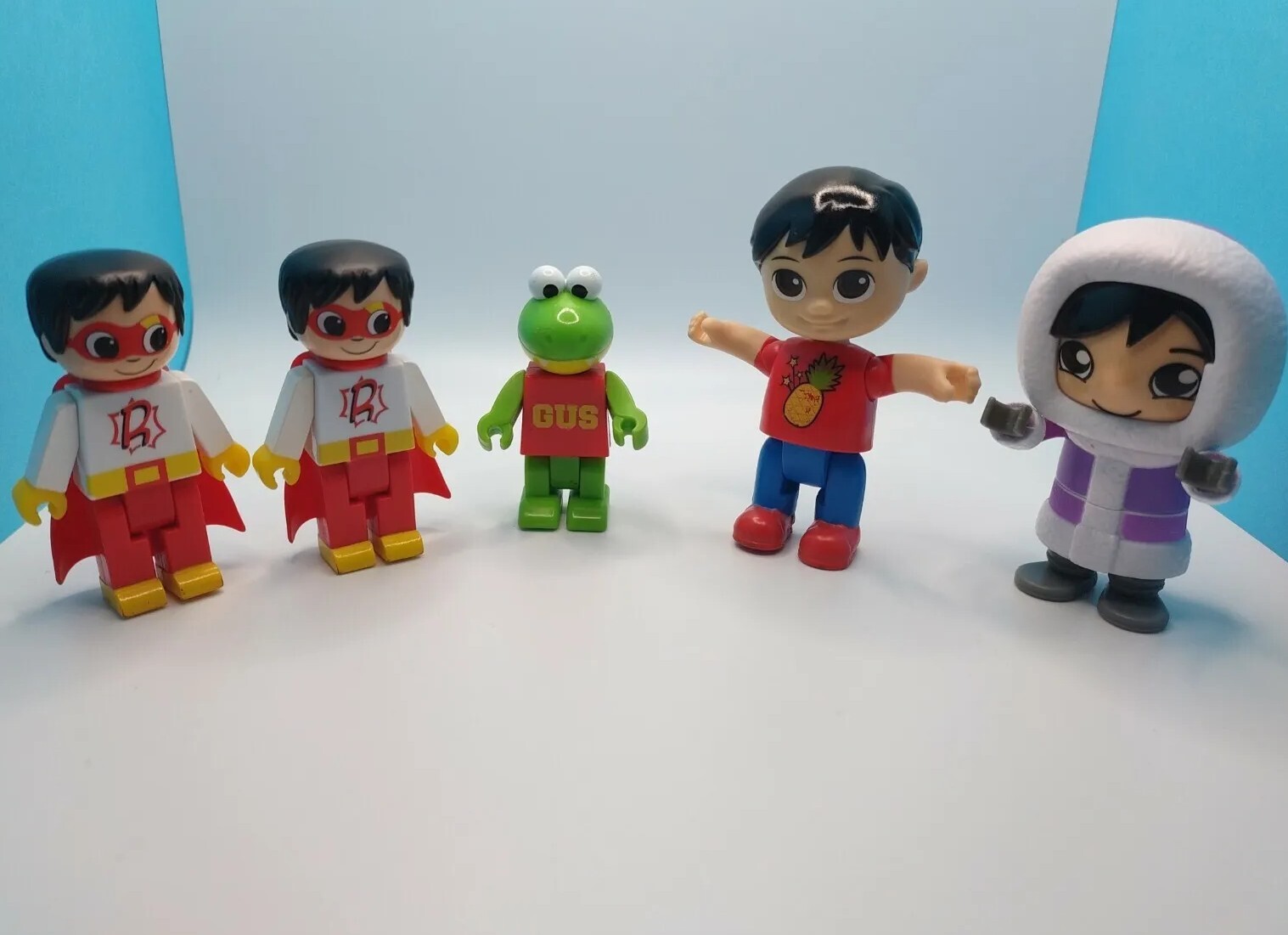 Ryan’s World Figures Set 3 Ryan Gus Purple Eskimo Lot of 5