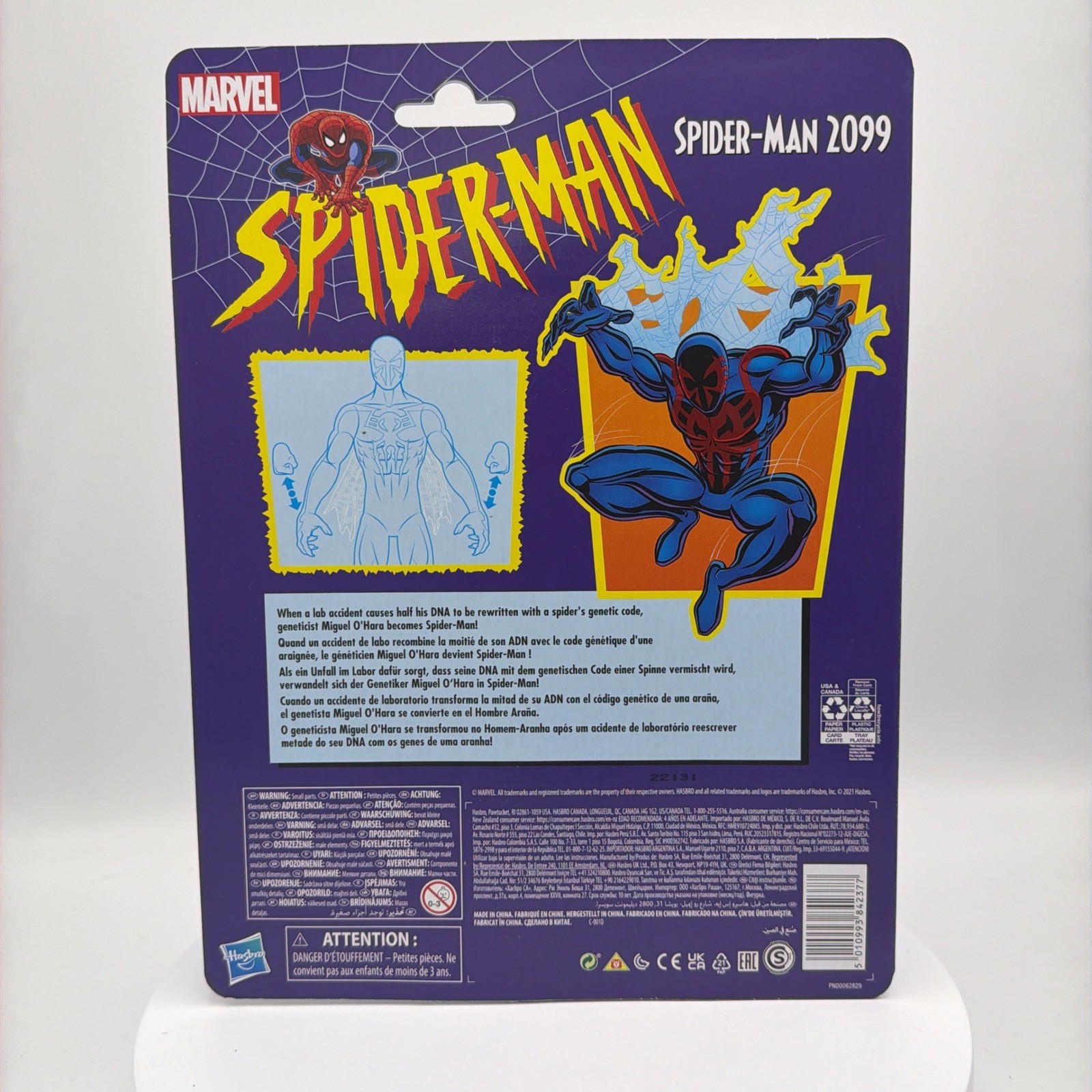 Hasbro Marvel Legends Spider-Man 2099 6″ Retro Cardback 2021 Figure NIB