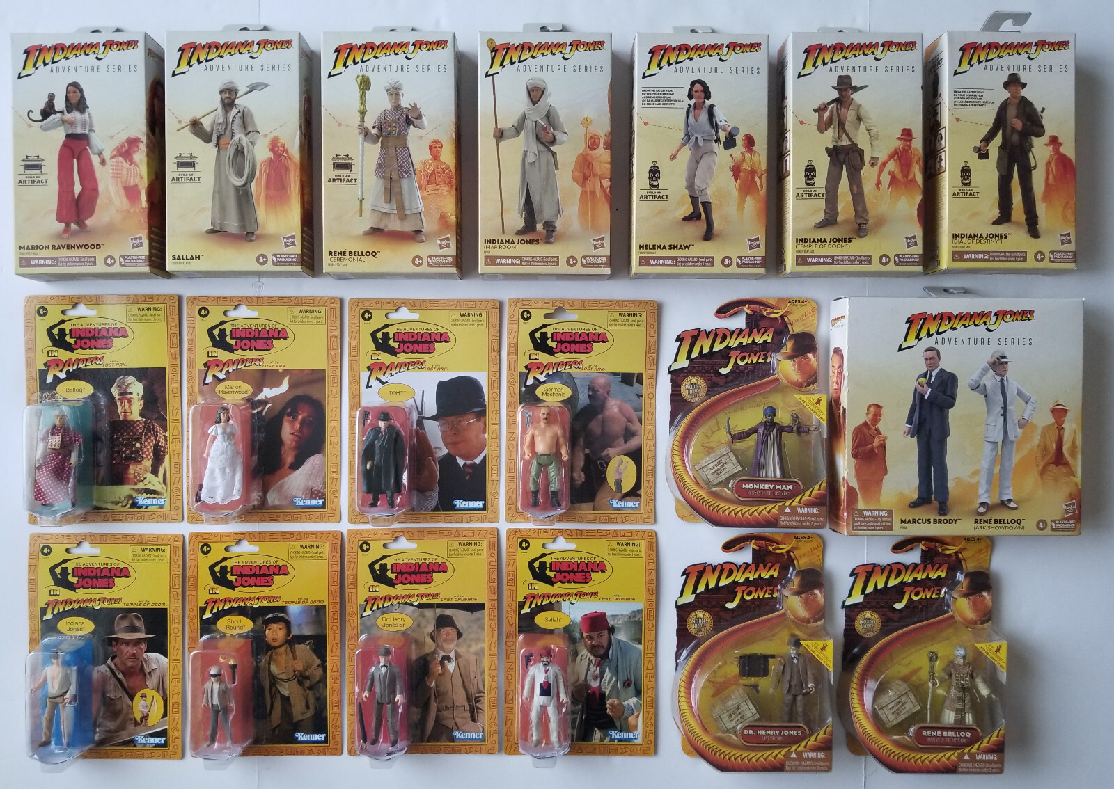 YOU PICK! Indiana Jones Adventure Series, Retro Collection, Hasbro 2008 – New!
