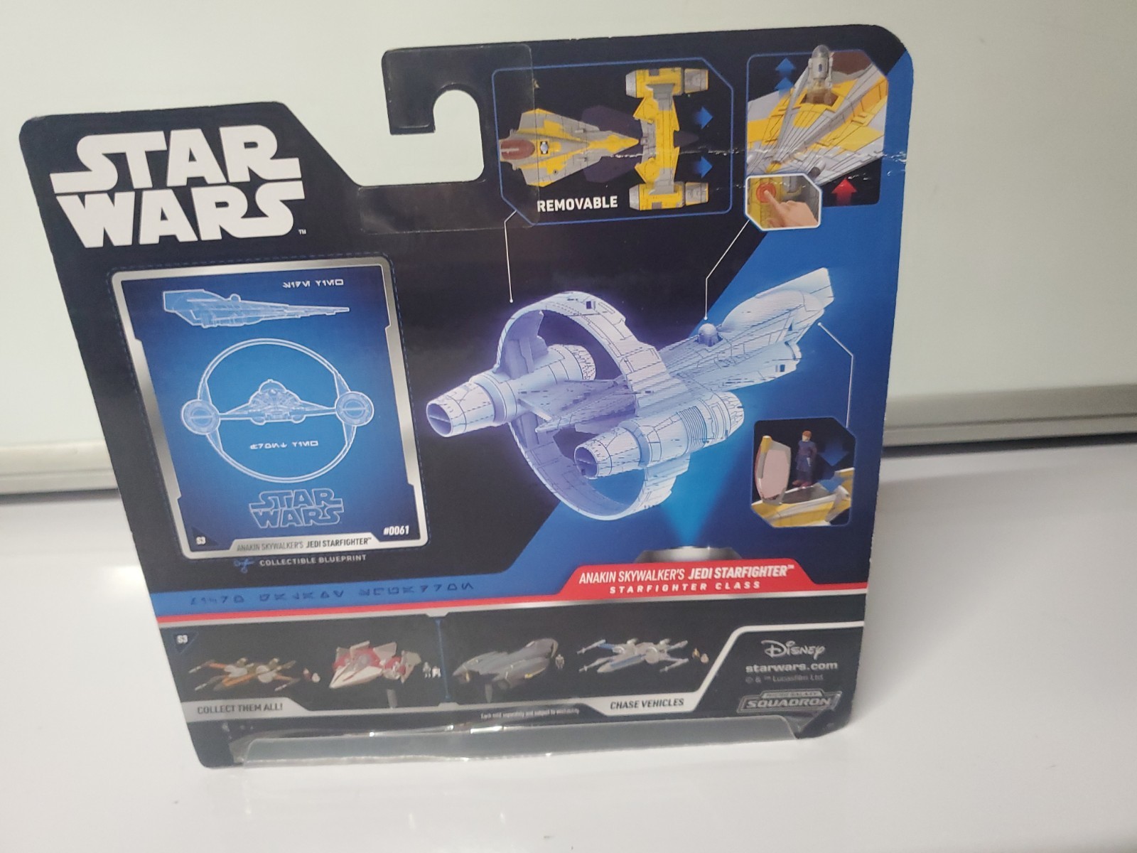 Star Wars Micro Galaxy Squadron Anakin Skywalker Jedi Starfighter 0061 Series 3