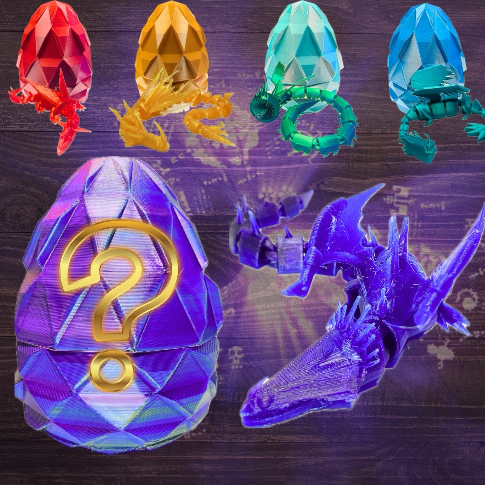 How To Train Your Dragon PurelyAwesome3D Articulated Mystery Dragon Egg