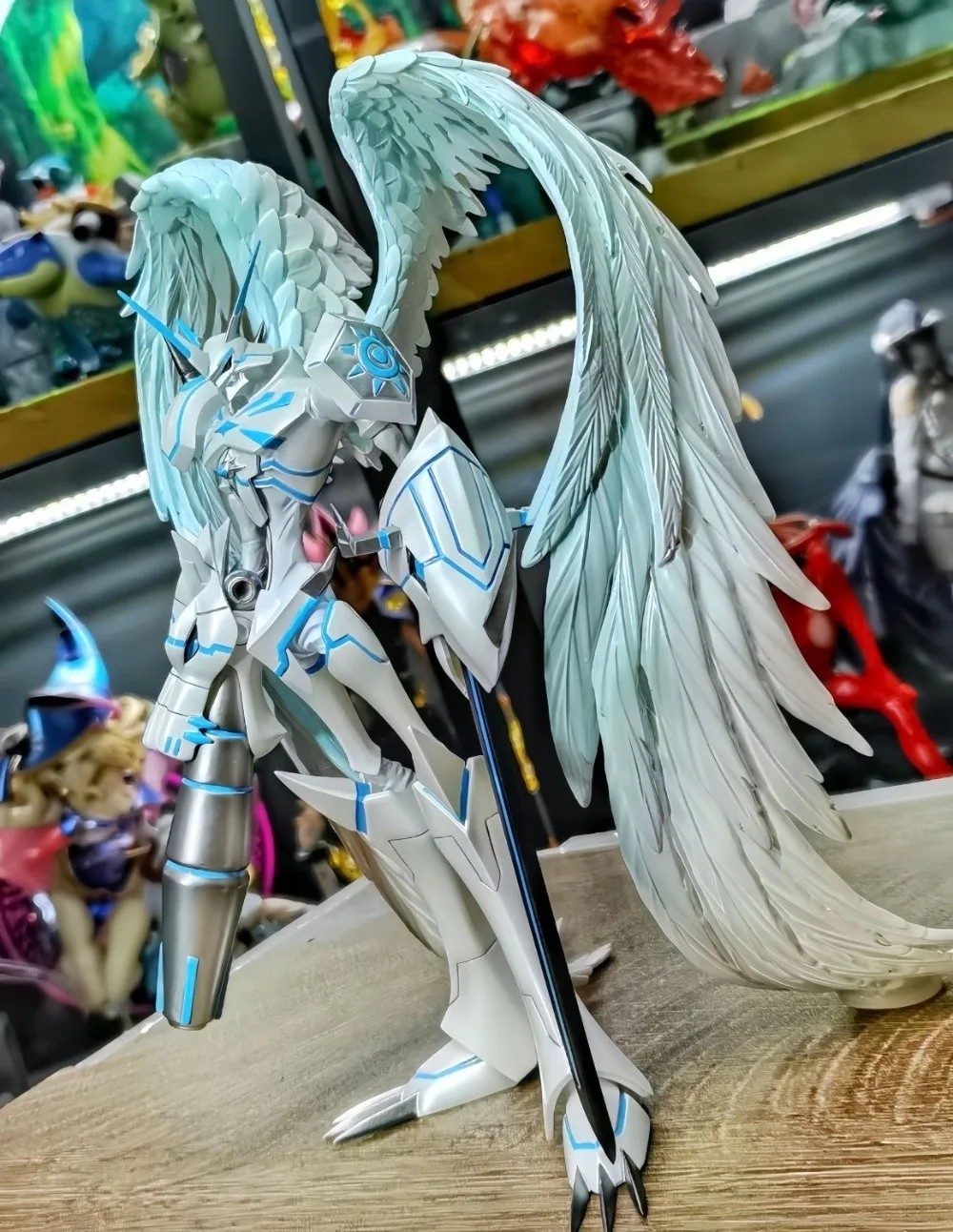 20cm/7.87in Anime Digimon Adventure Figure Omegamon Merciful Model Toys Gifts