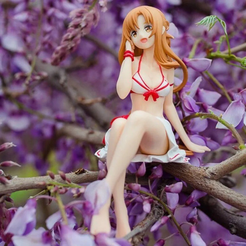 13cm Sword Art Online Yuuki Asuna PVC Action Figure Collection Model Doll Toy