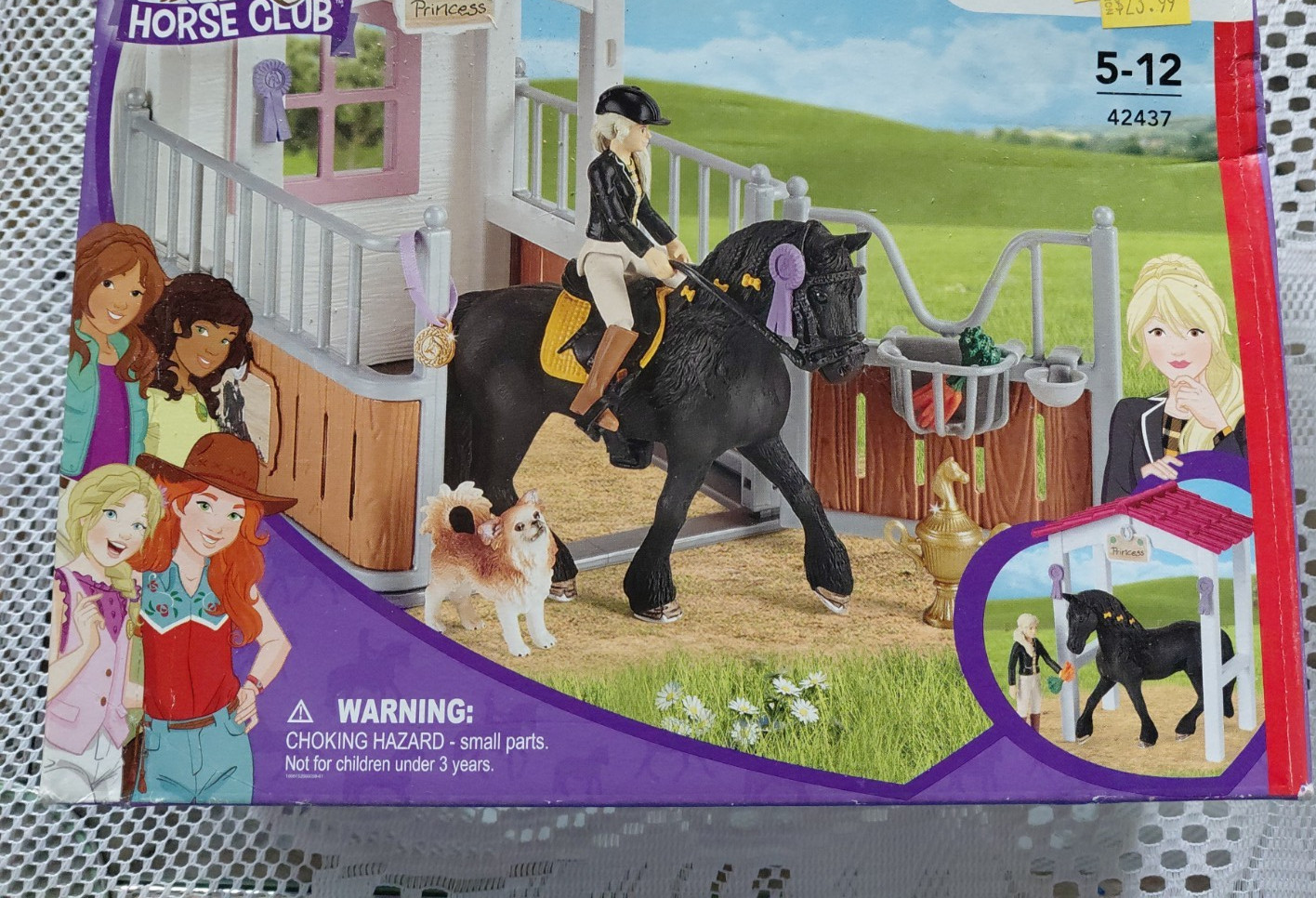 Schleich Horse Club 42437 Riding Stable Feeders Tori & Princess NIB