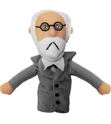 Magnetic Personalities Sigmund Freud Finger Puppet Fridge Magnet NWT Plush