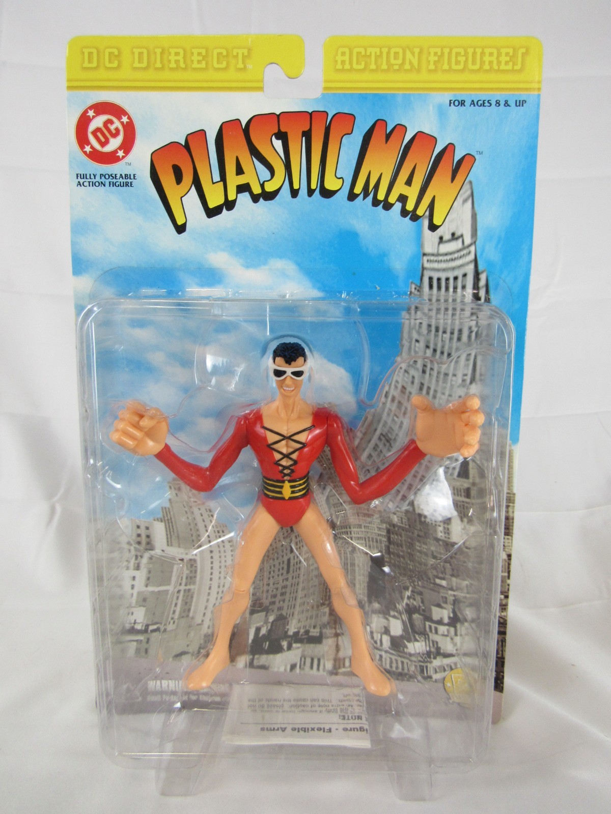 DC Direct 1999 Plastic Man 7″ Figure Sealed MOC C582