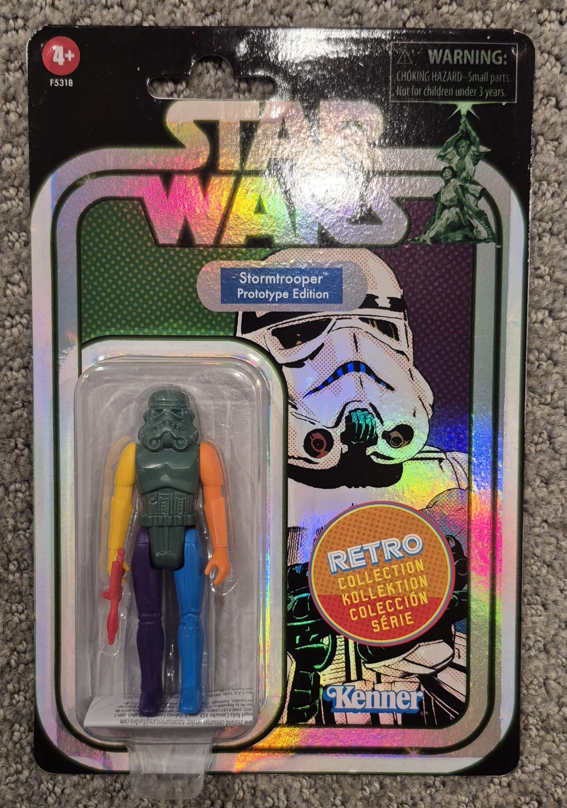Star Wars Retro Collection Stormtrooper Prototype Set Of 6 Colors!