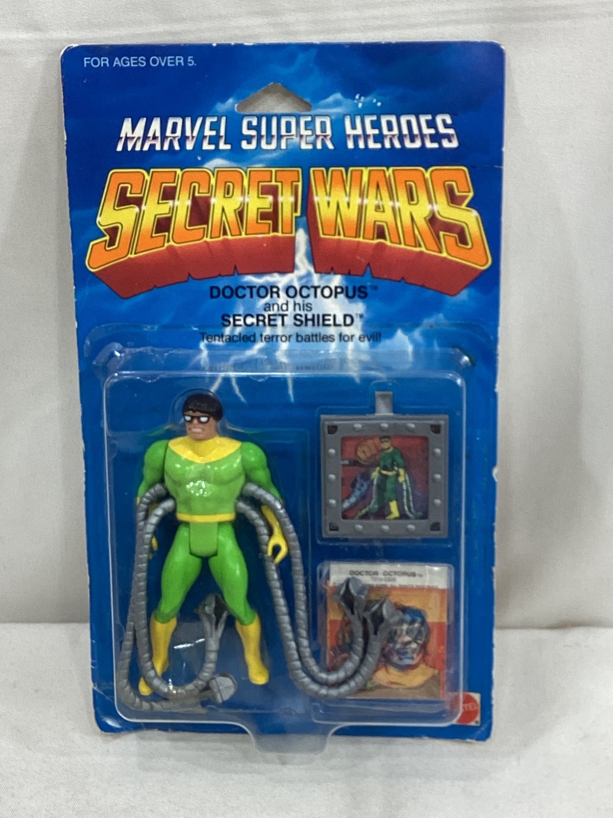 1984 Mattel Marvel Secret Wars Spiderman Dr Octopus Figure MOC Sealed Carded