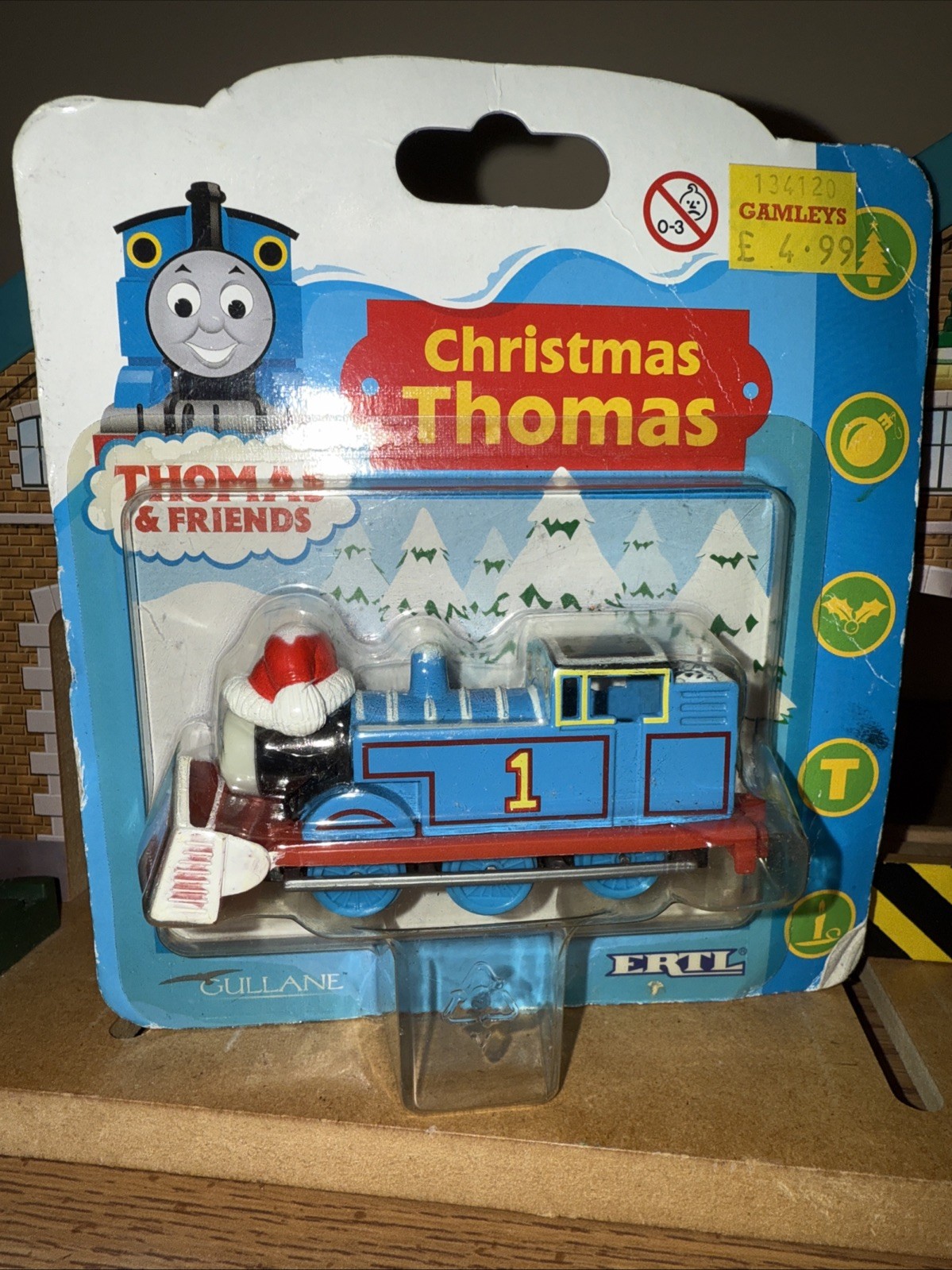 CHRISTMAS THOMAS ! THOMAS FRIENDS TRAIN ERTL DIECAST , UK EXCLUSIVE ! SNOWPLOW