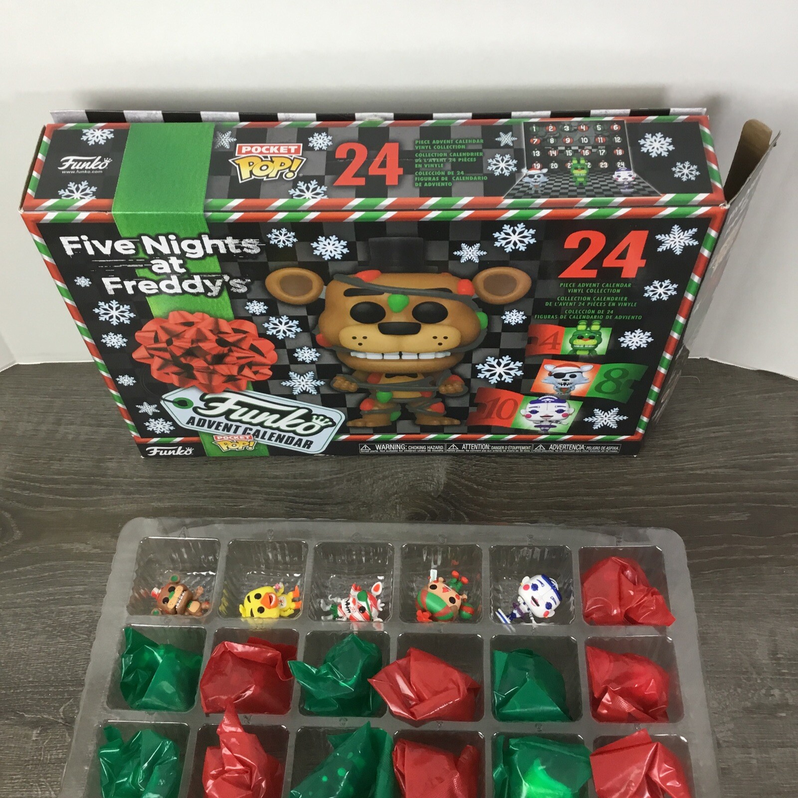 Funko Pop! Pocket Five Nights at Freddy’s 2023 Advent Calendar 24 Figures USED