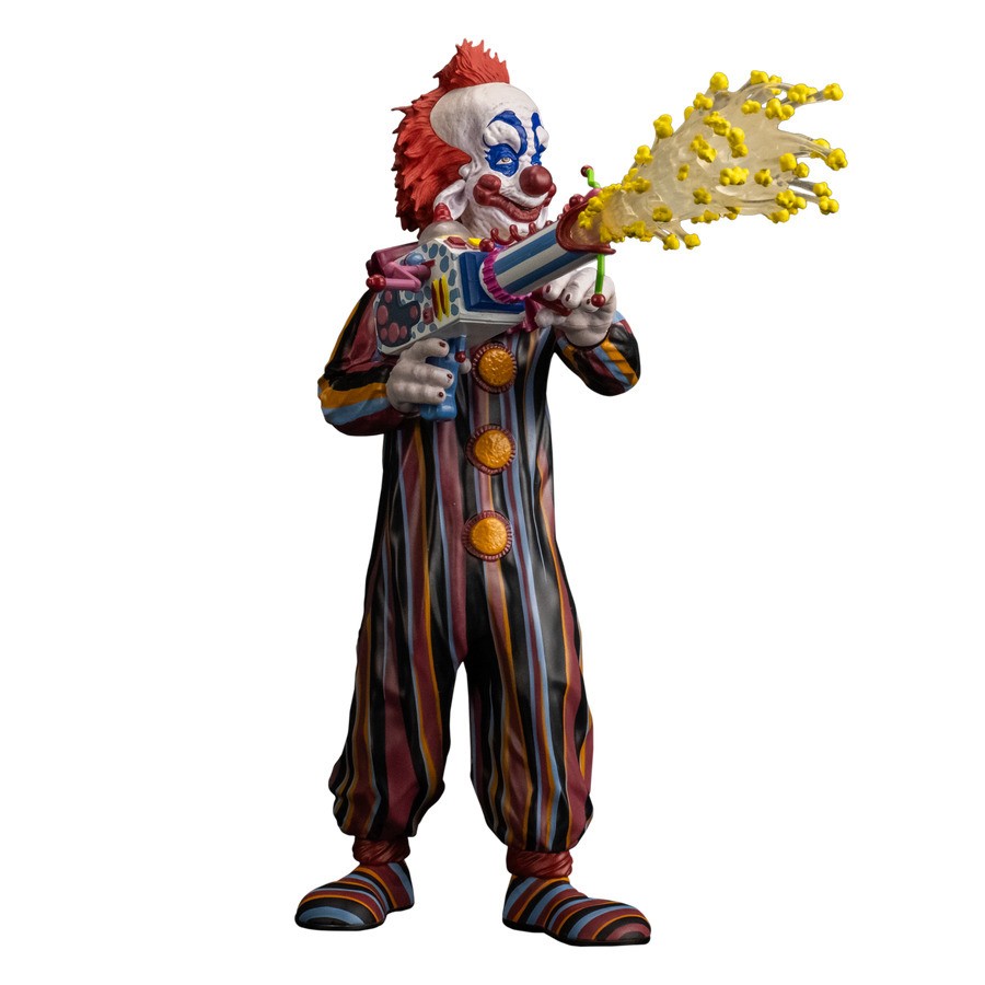 SCREAM GREATS – KILLER KLOWNS FROM OUTER SPACE – Rudy, Jumbo, and Spikey Figures