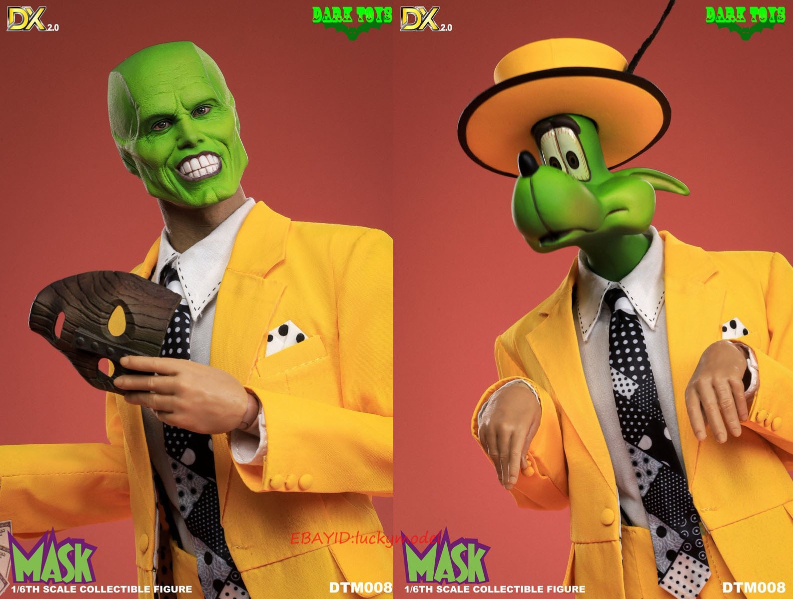 DARK TOYS 1/6 Jim Carrey The Mask Action Figures Model In Stock NEW