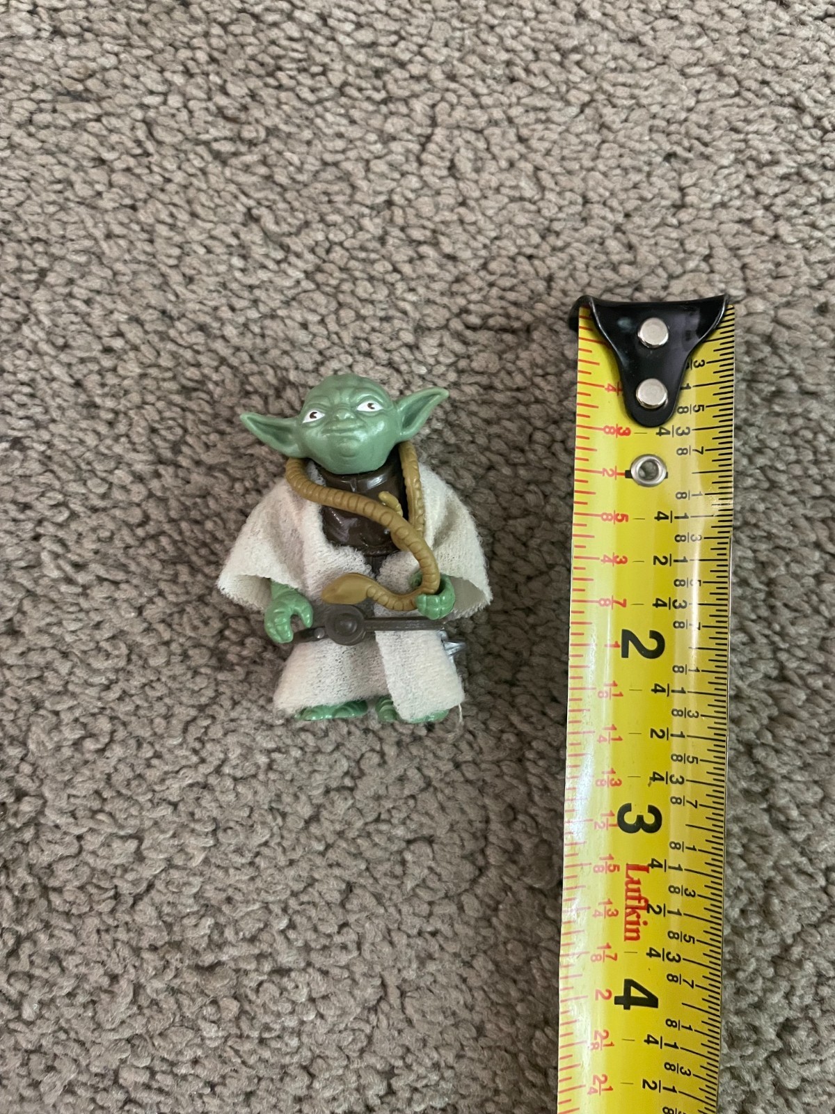 Vintage Kenner 1980 Star Wars YODA Brown Snake Action Figure with Clothes
